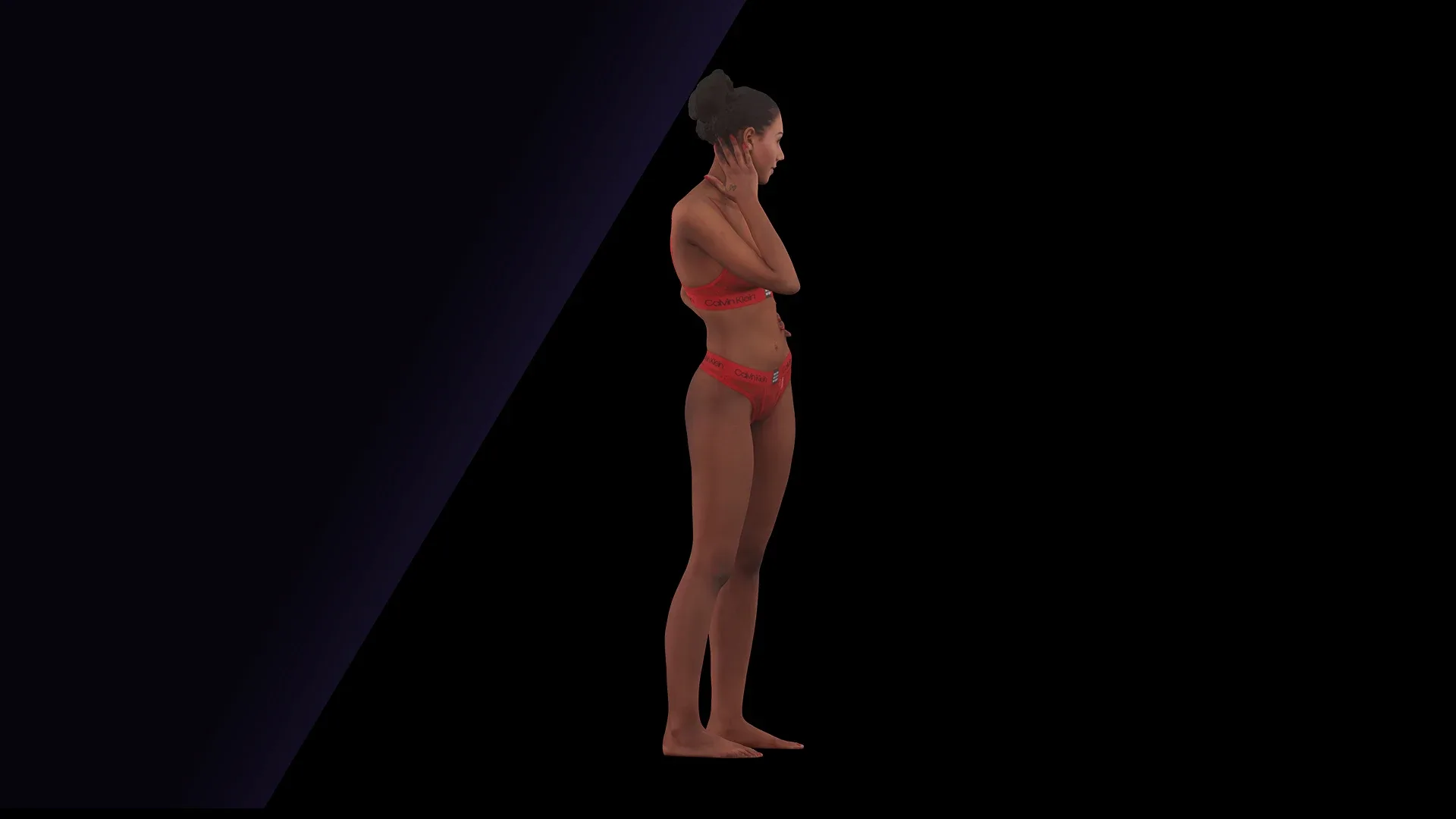 Cleaned Body Scan | 3D Model Adelle Sabelle Underwear