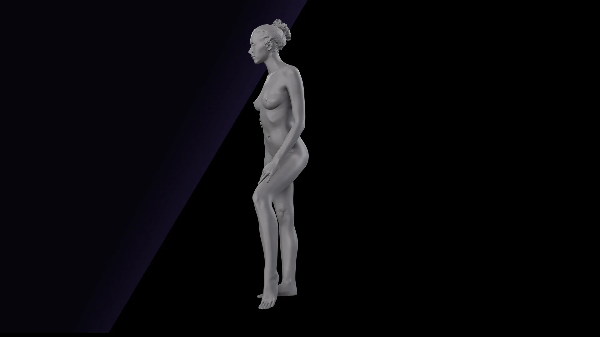 Cleaned Body Scan | 3D Model Adelle Sabelle Nude