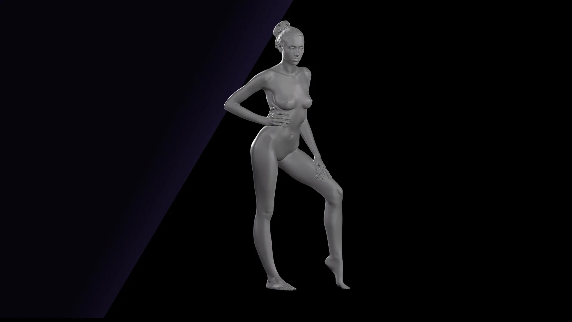 Cleaned Body Scan | 3D Model Adelle Sabelle Nude