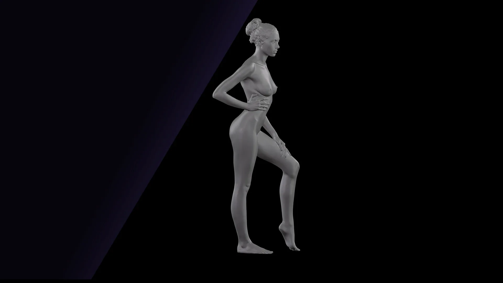 Cleaned Body Scan | 3D Model Adelle Sabelle Nude