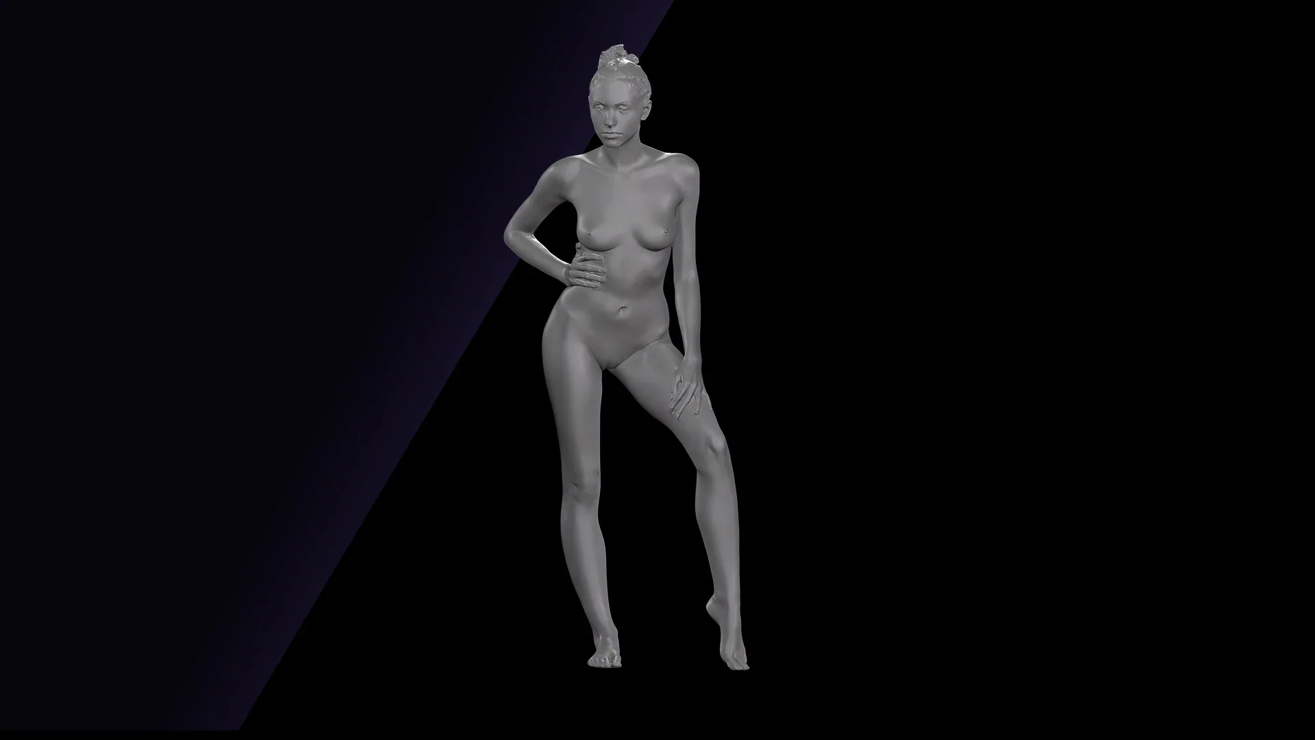 Cleaned Body Scan | 3D Model Adelle Sabelle Nude