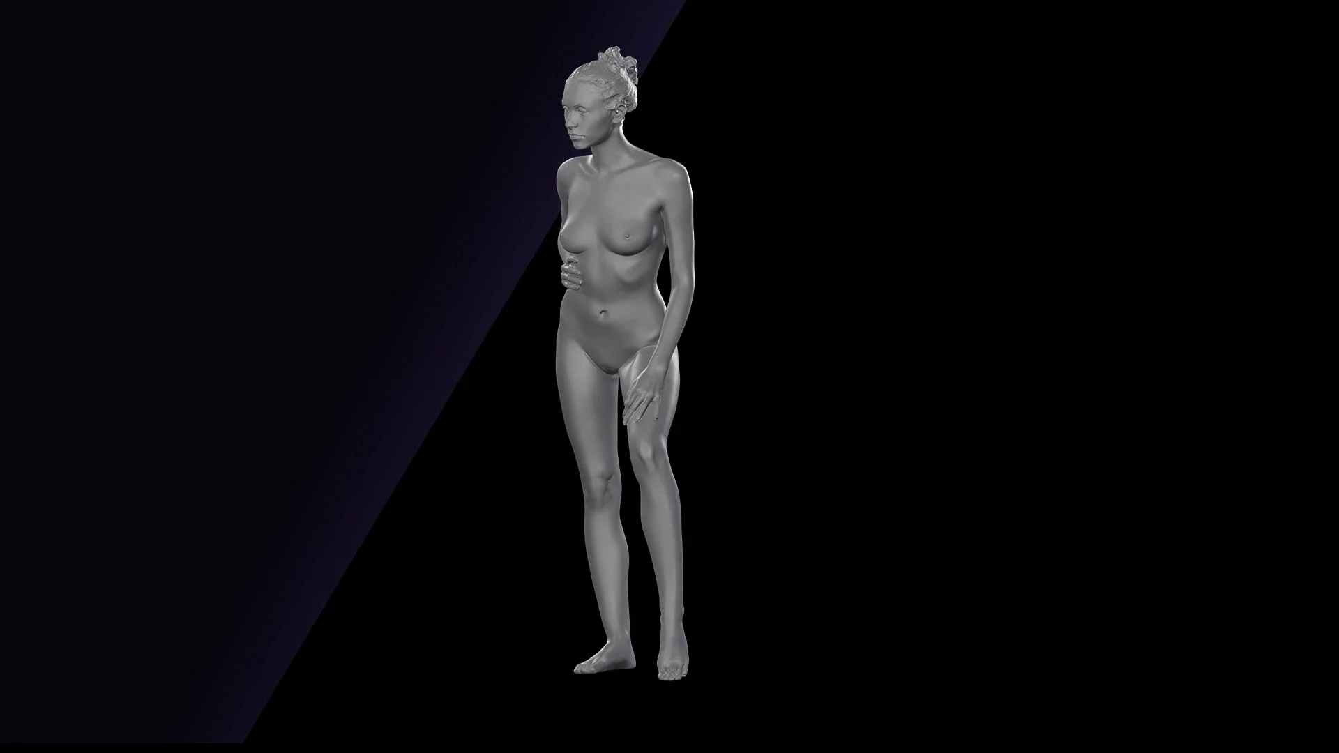 Cleaned Body Scan | 3D Model Adelle Sabelle Nude