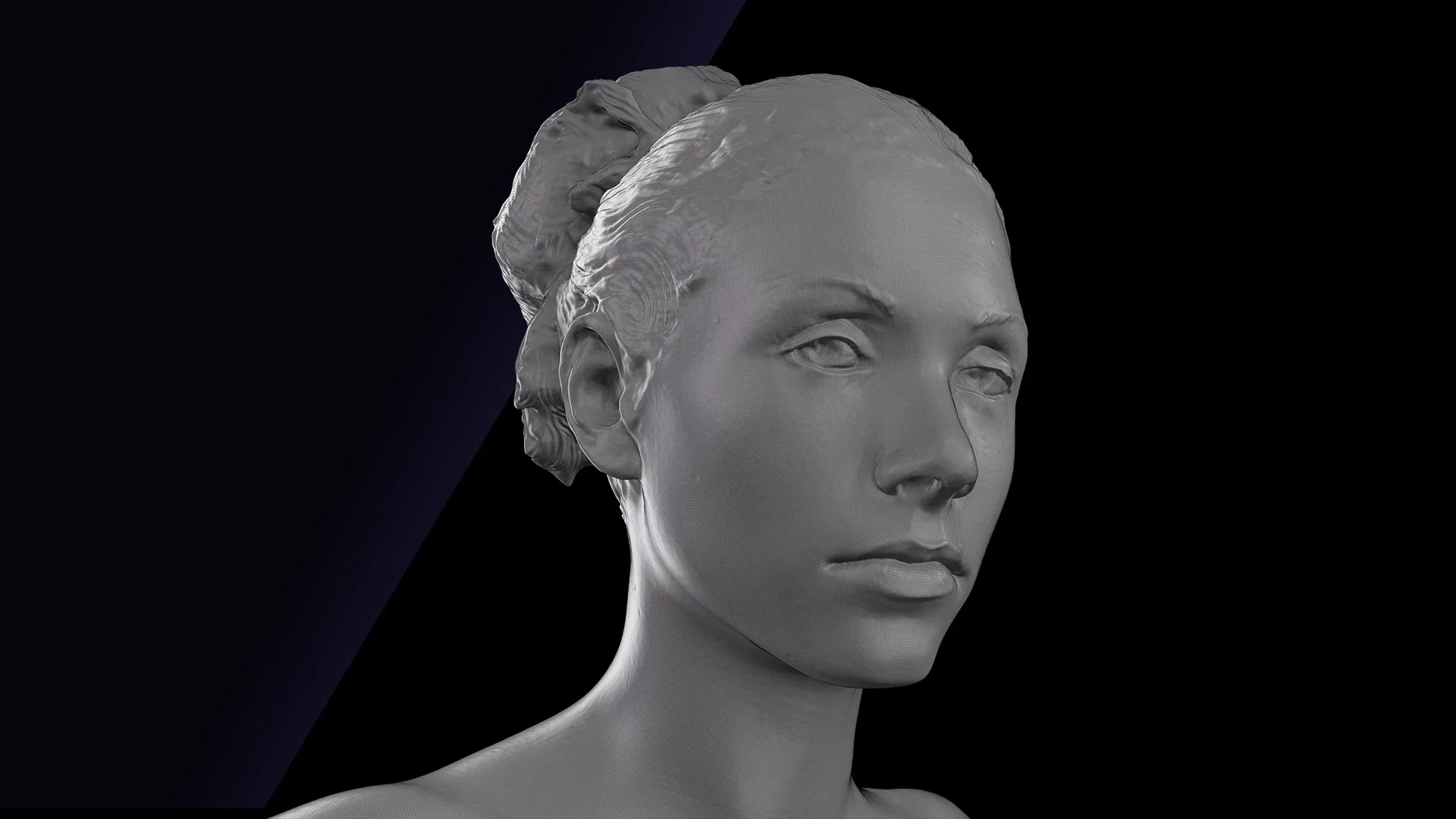 Cleaned Body Scan 3D Model Adelle - FlippedNormals