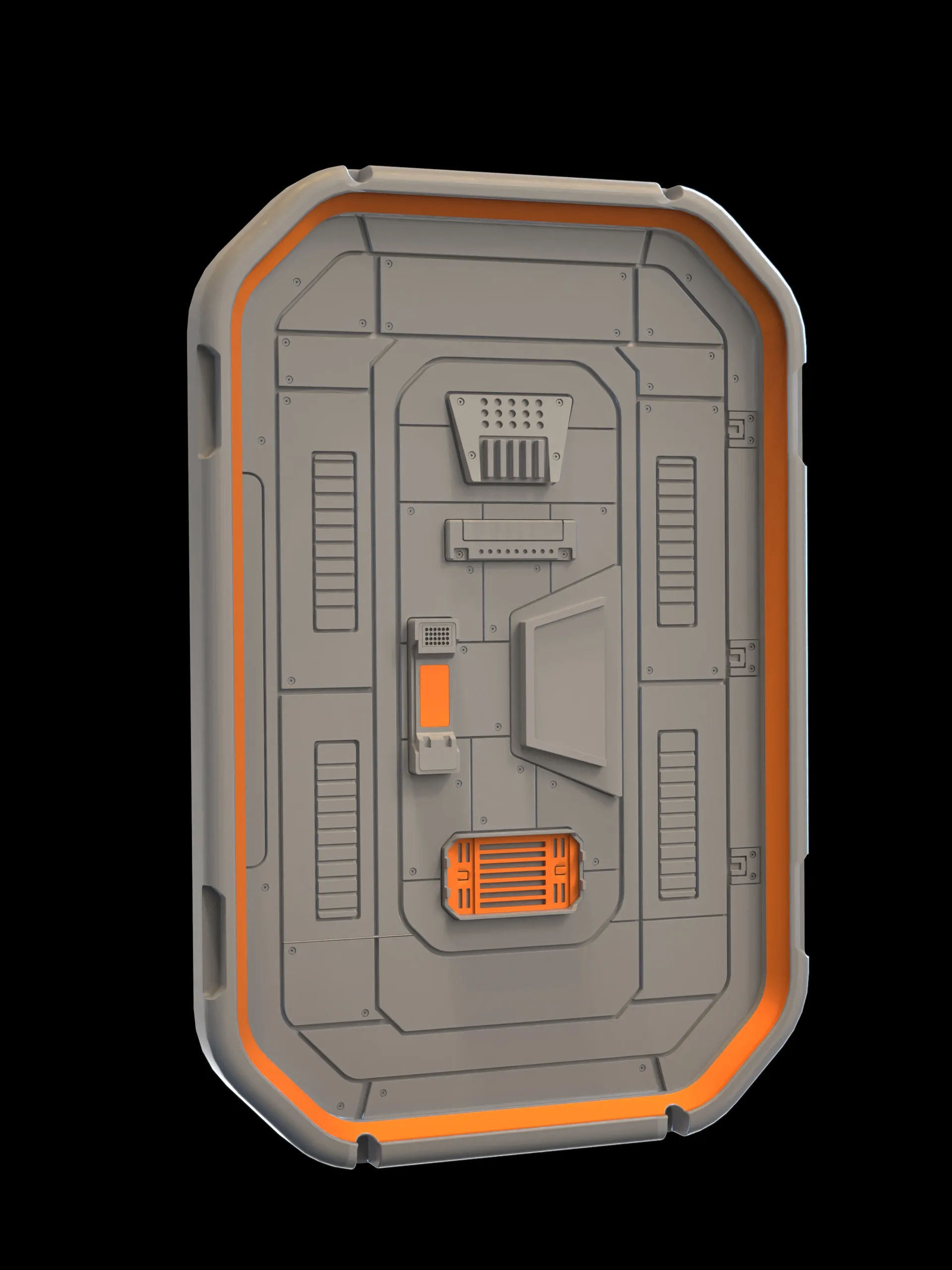 Sci-Fi Door 3D Model Pack vol.1