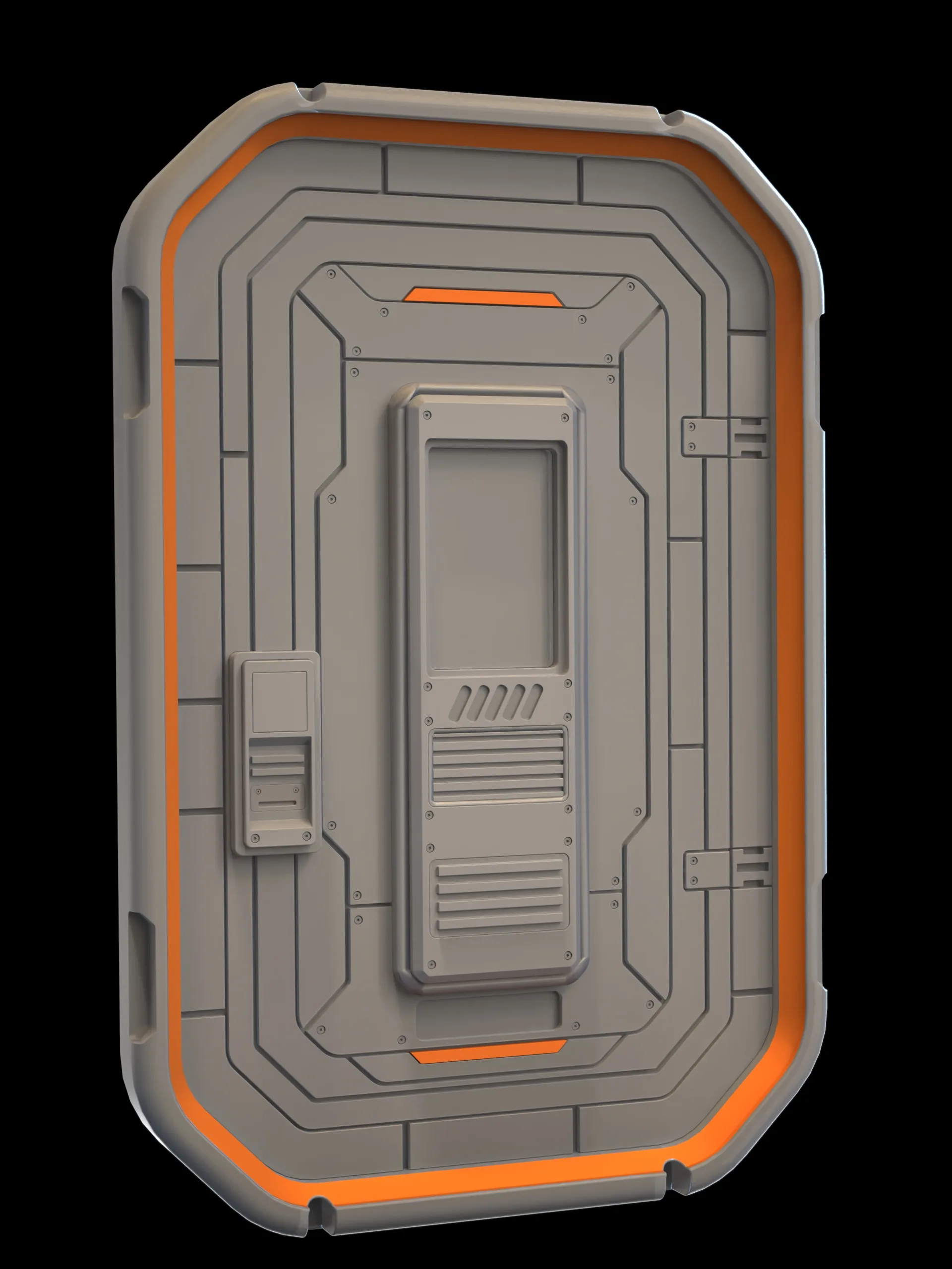 Sci-Fi Door 3D Model Pack vol.1