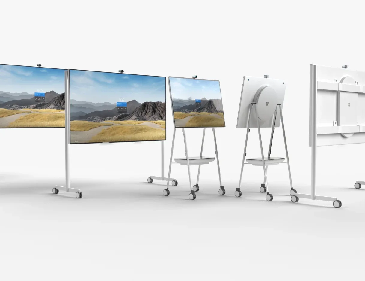Microsoft Surface Hub 2S 85 inch and 50 inch