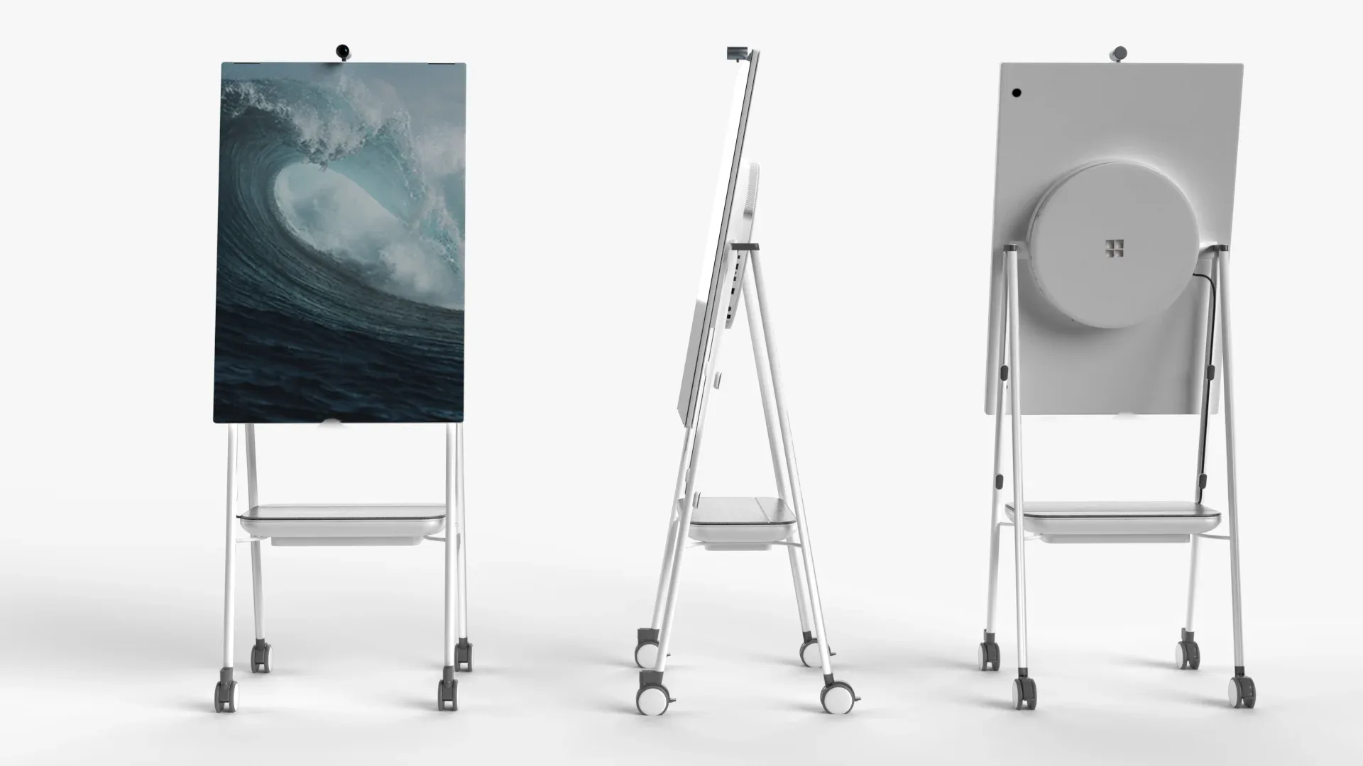 Microsoft Surface Hub 2S 85 inch and 50 inch