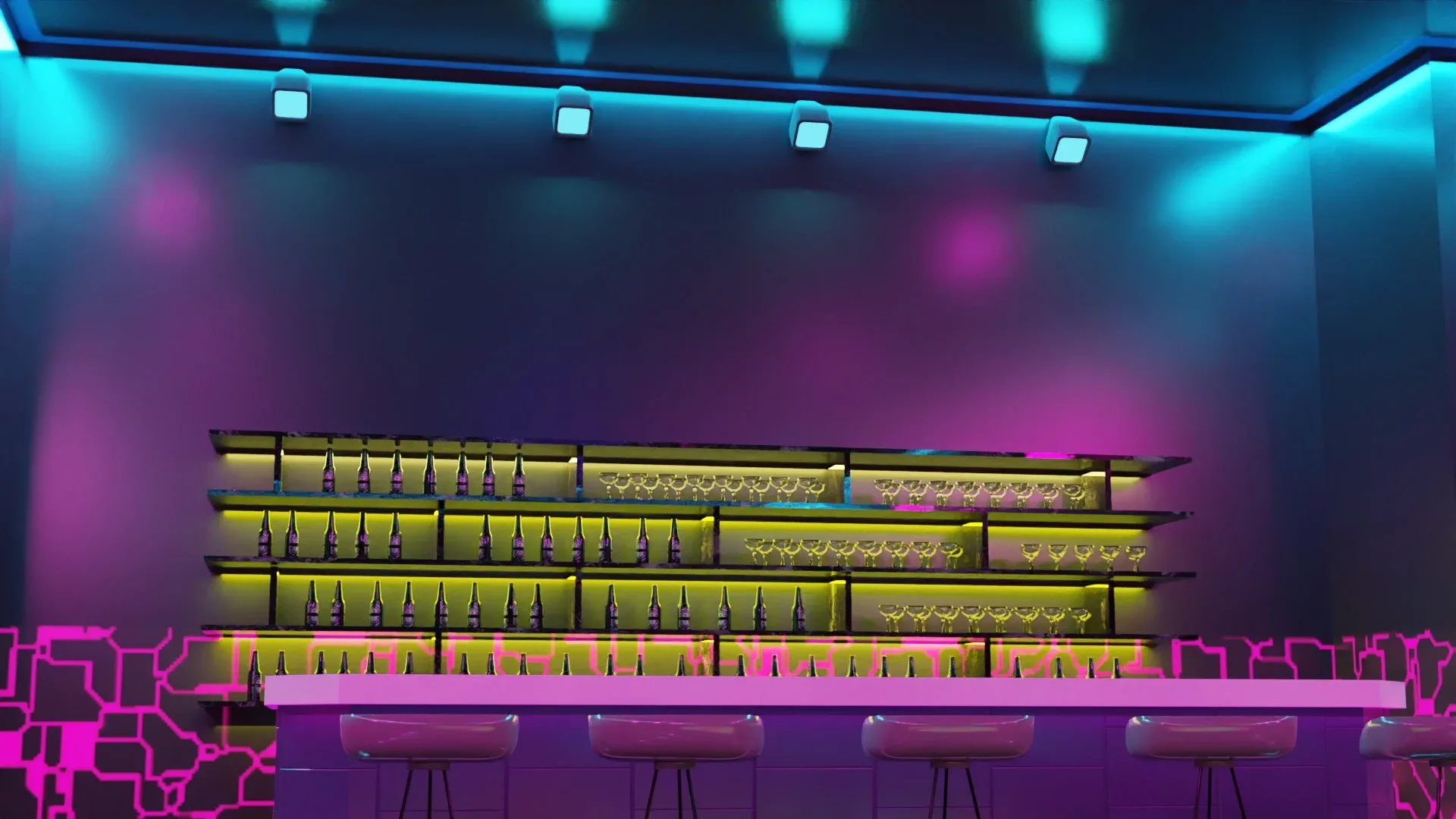 Night Club - Low Poly - Game Ready