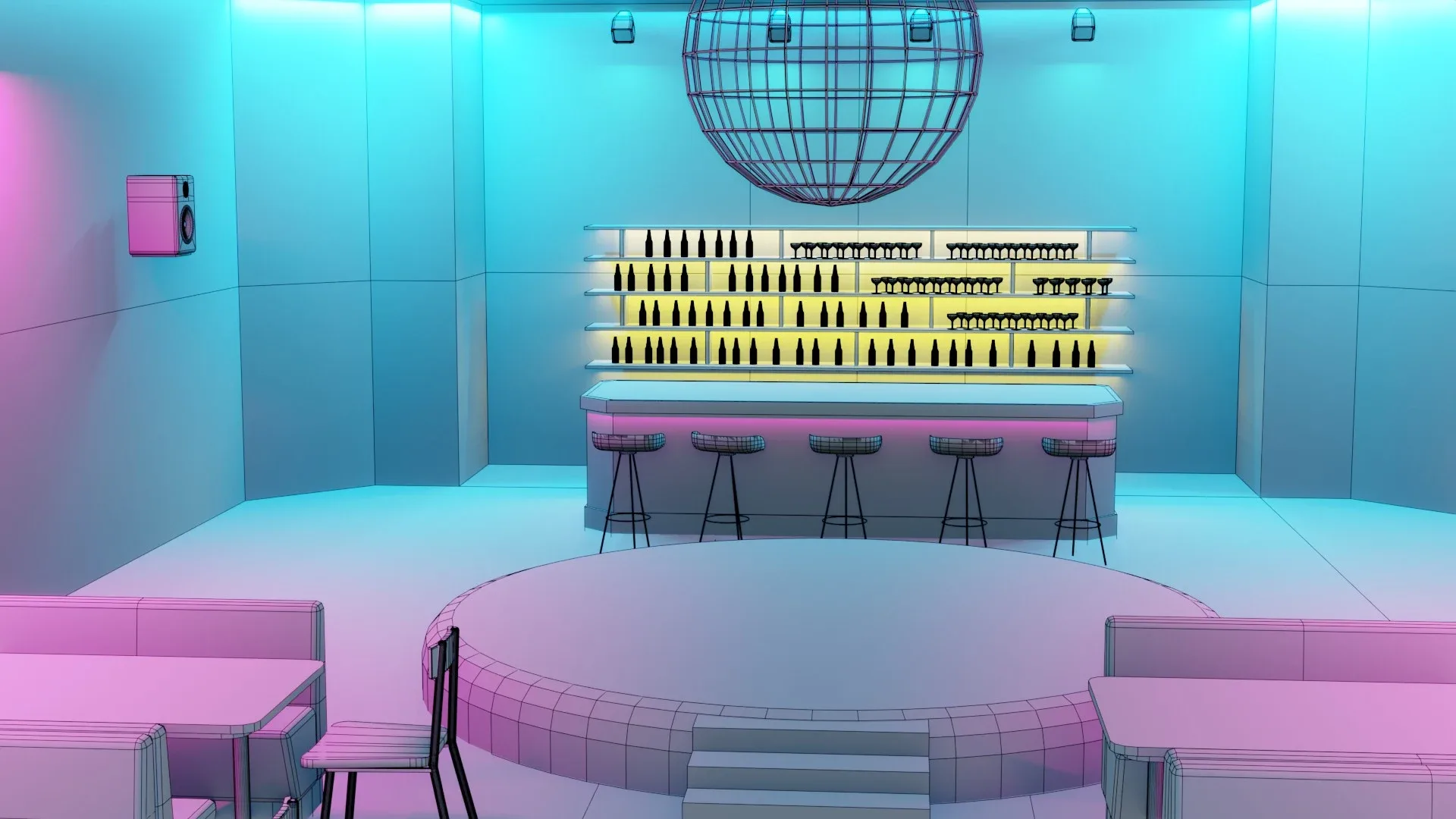 Night Club - Low Poly - Game Ready