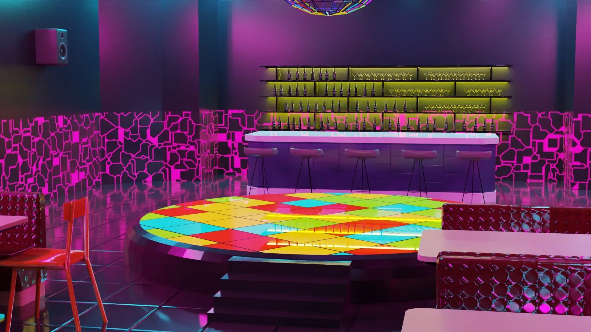 Night Club - Low Poly - Game Ready