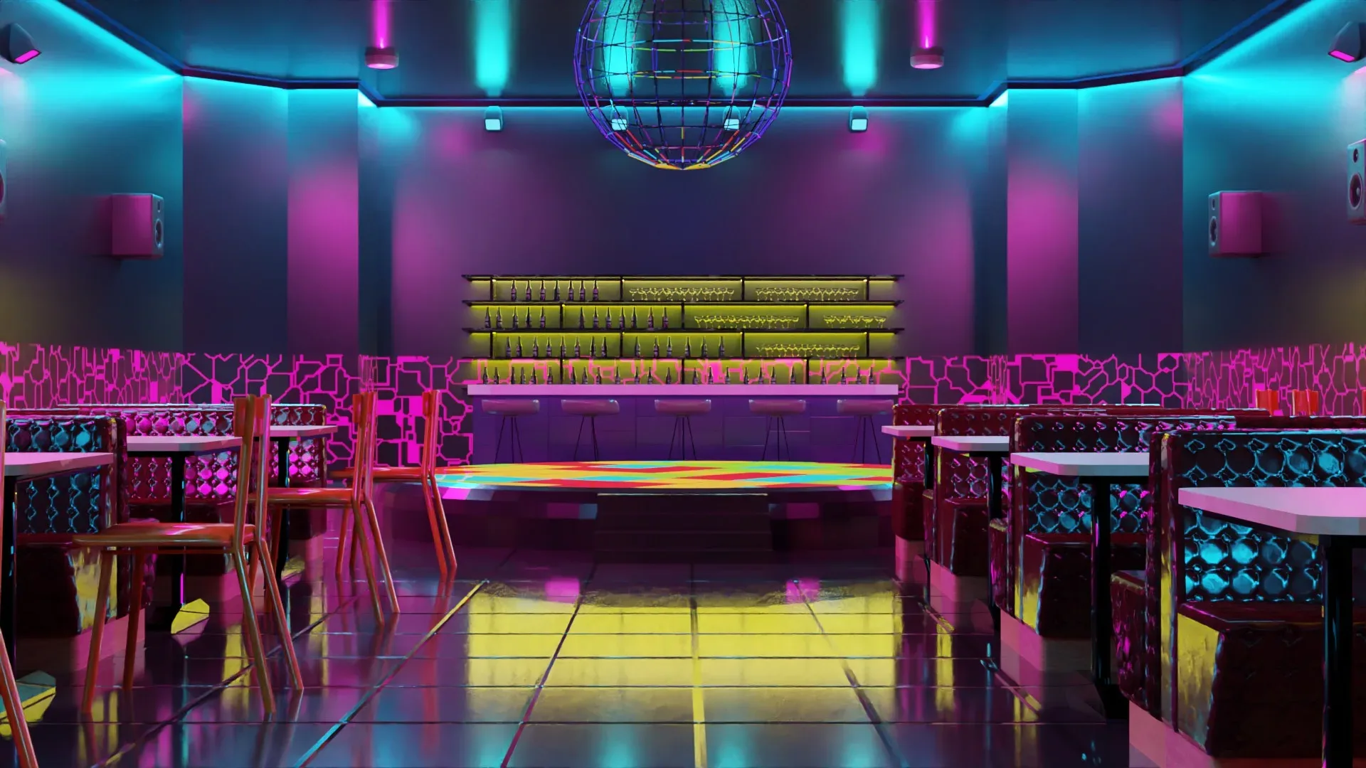 Night Club - Low Poly - Game Ready