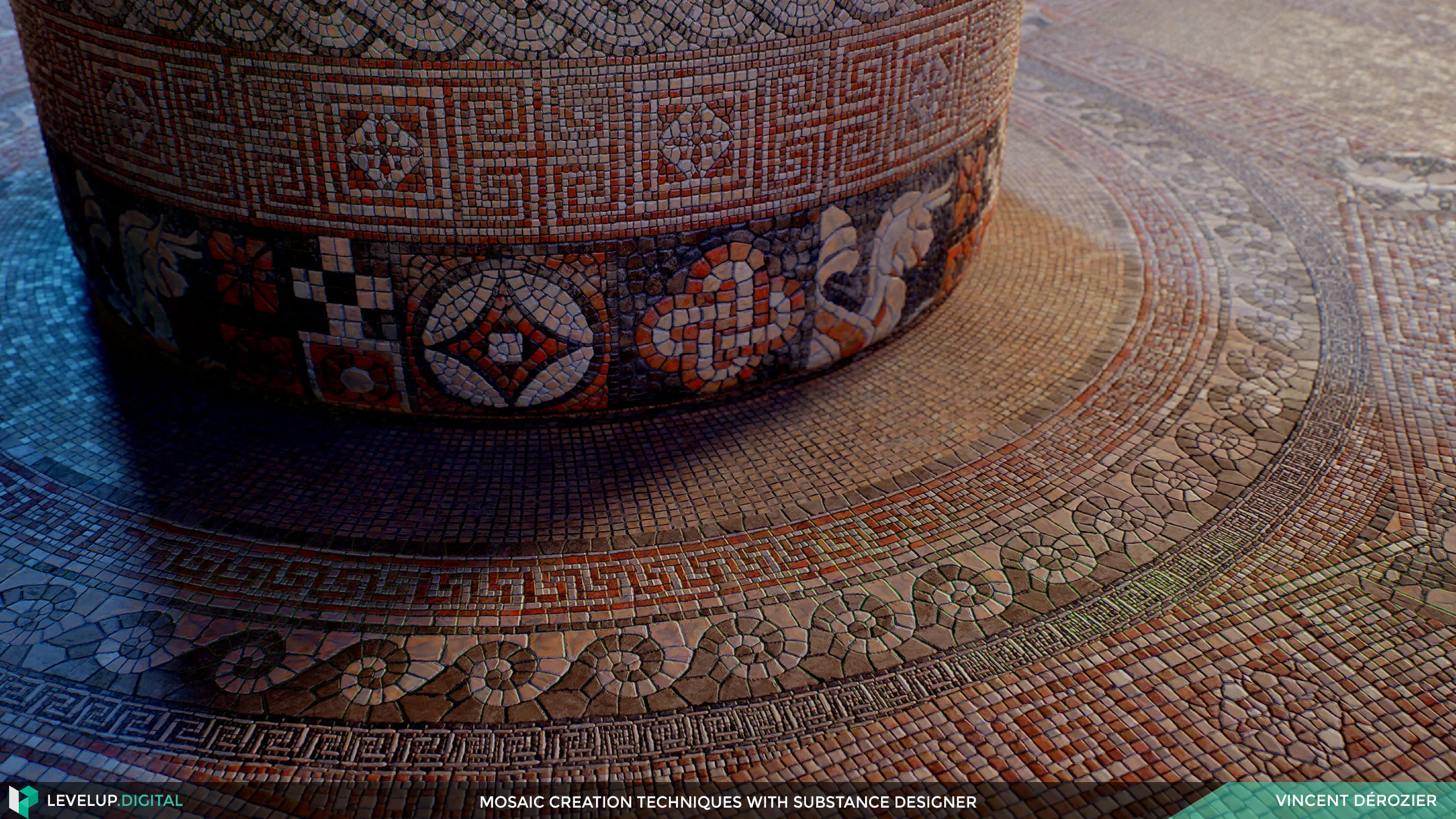 Mosaic Creation Techniques with Substance Designer | Vincent Dérozier