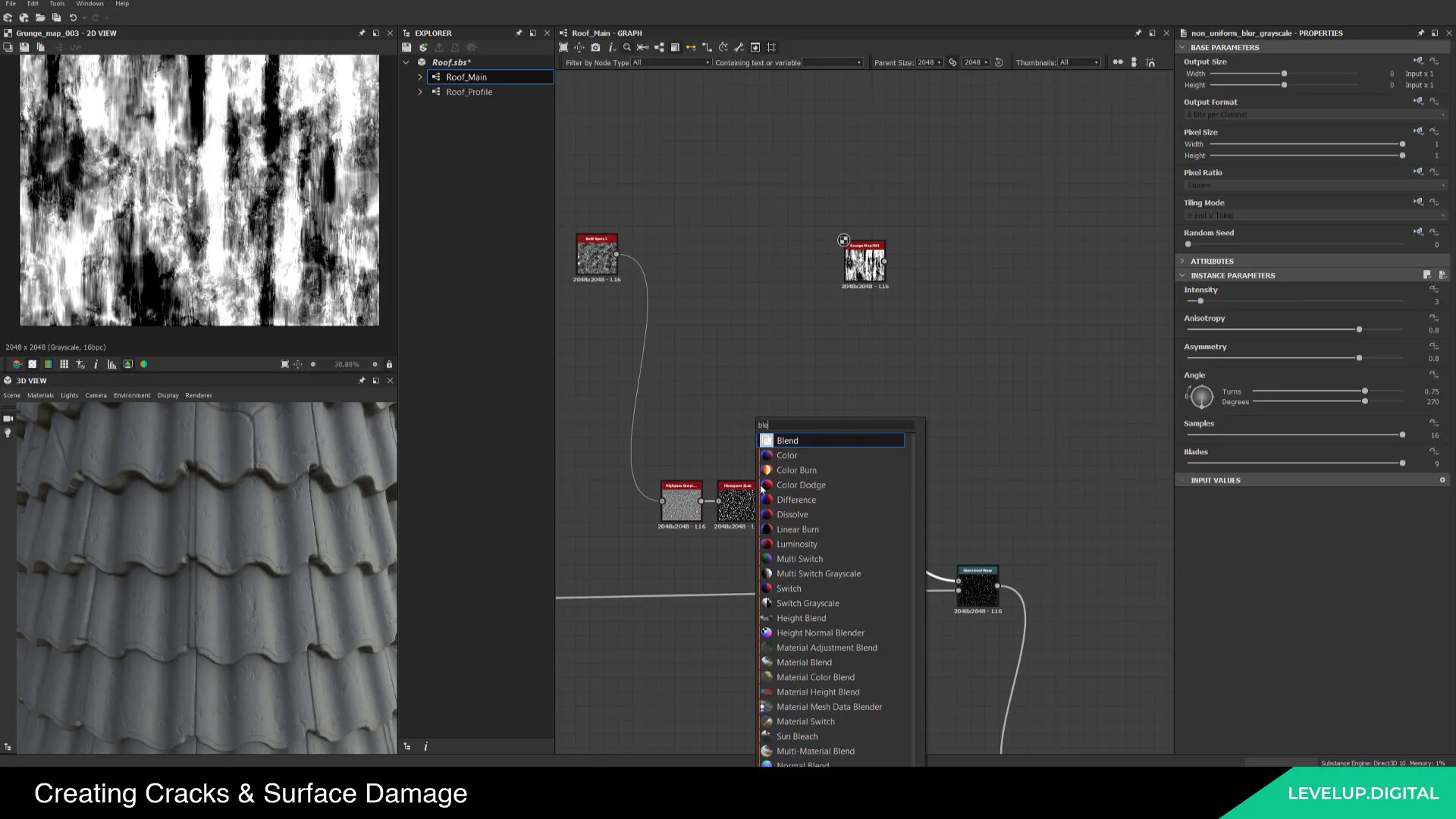 Creating Roof Tiles in Substance Designer | Daniel Thiger