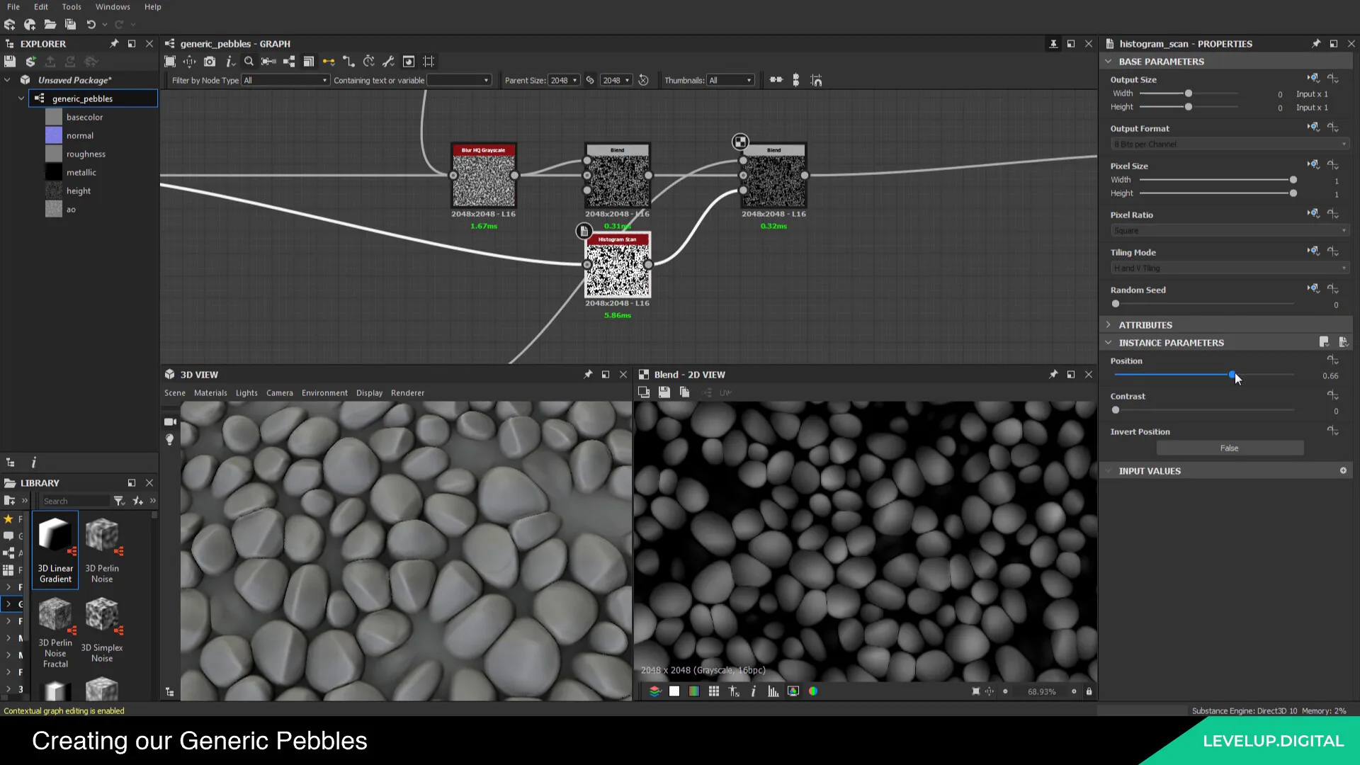 Creating a Pebbles Generator | Maximilien Vert