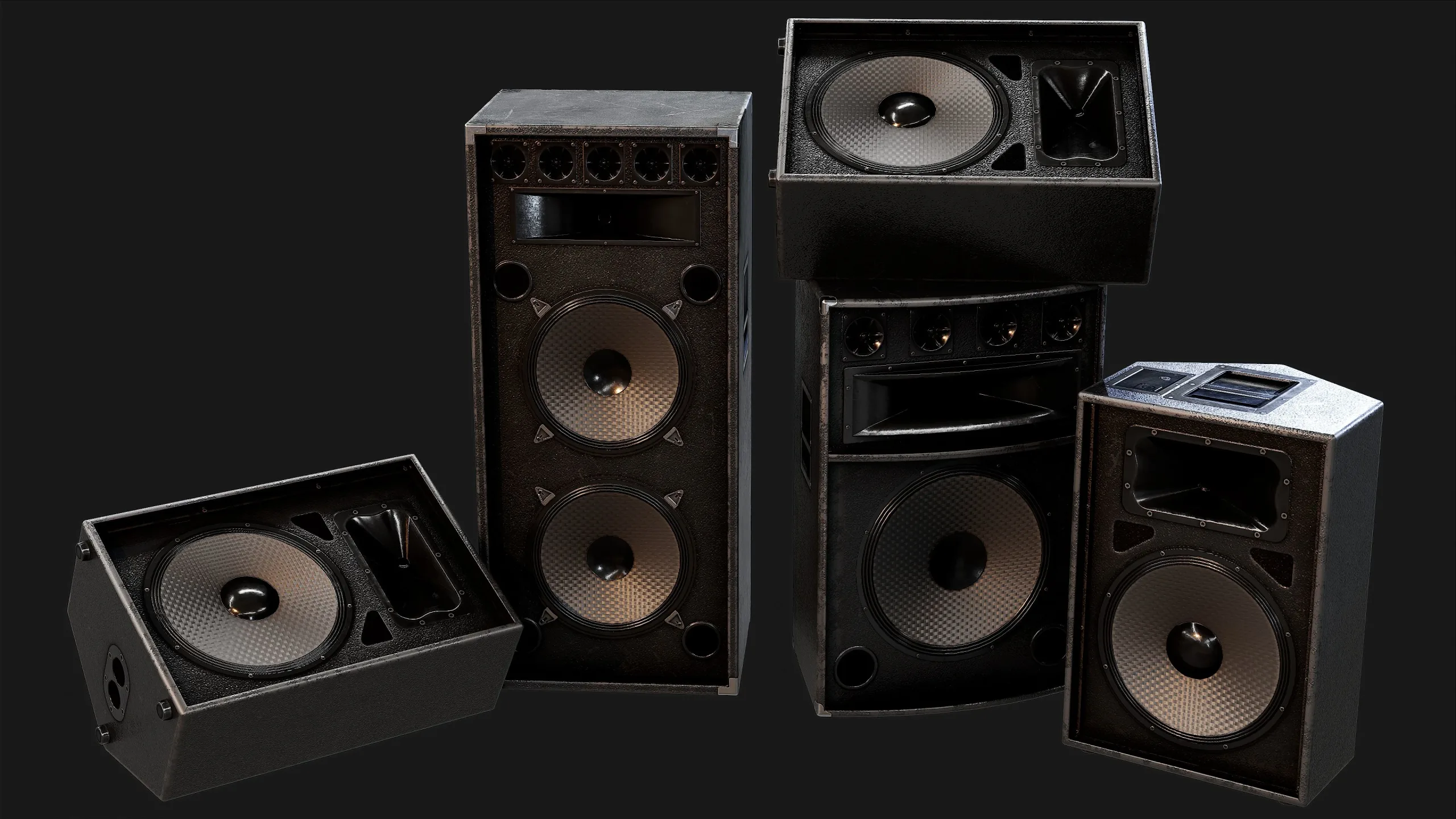 Speaker - Game ready props Low-poly 3D model