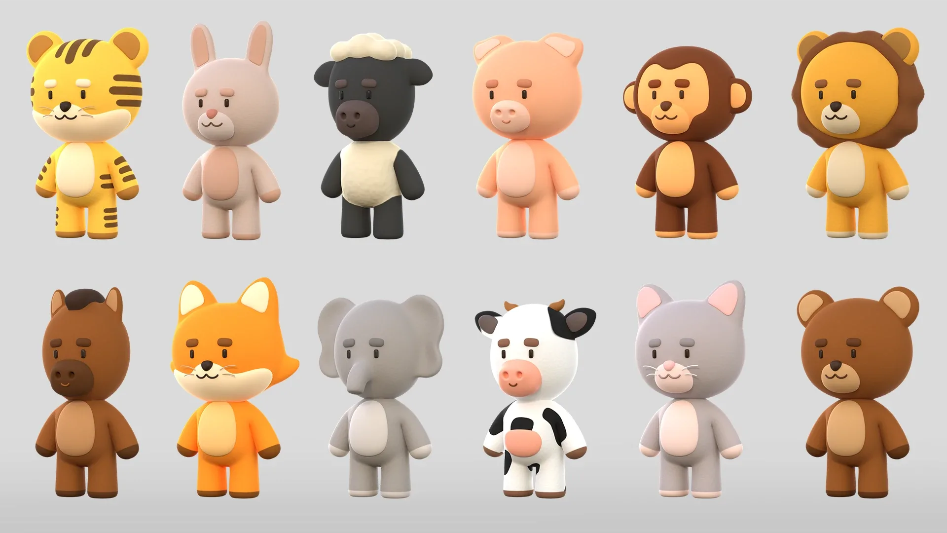 CUTE ANIMALS PACK 1