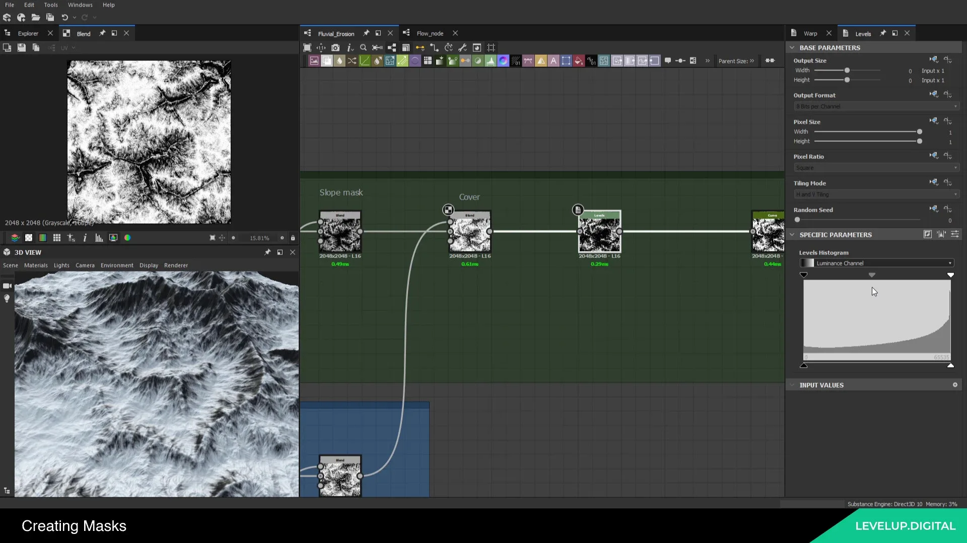 Terrain Erosion in Substance Designer | Bohdan Bilous