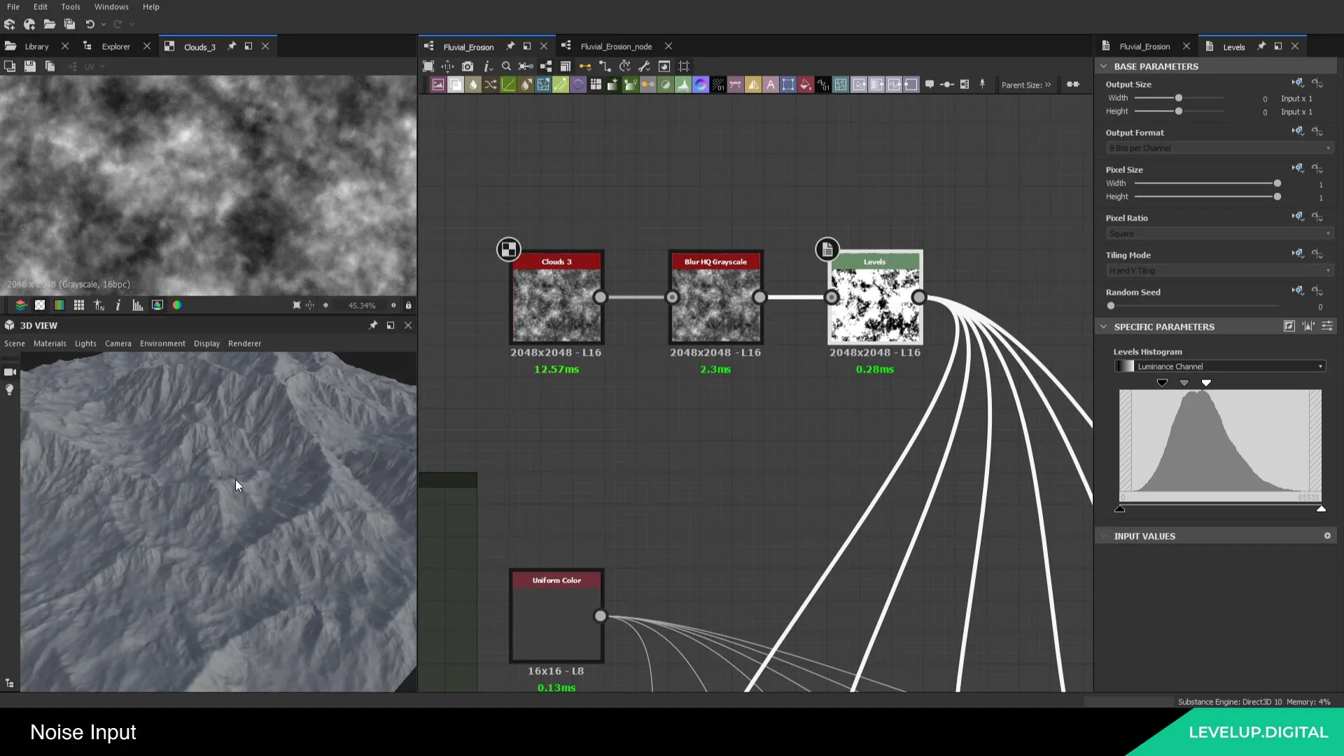 Terrain Erosion in Substance Designer | Bohdan Bilous