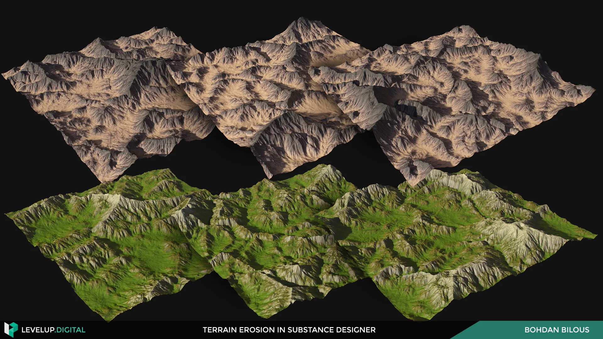 Terrain Erosion in Substance Designer | Bohdan Bilous