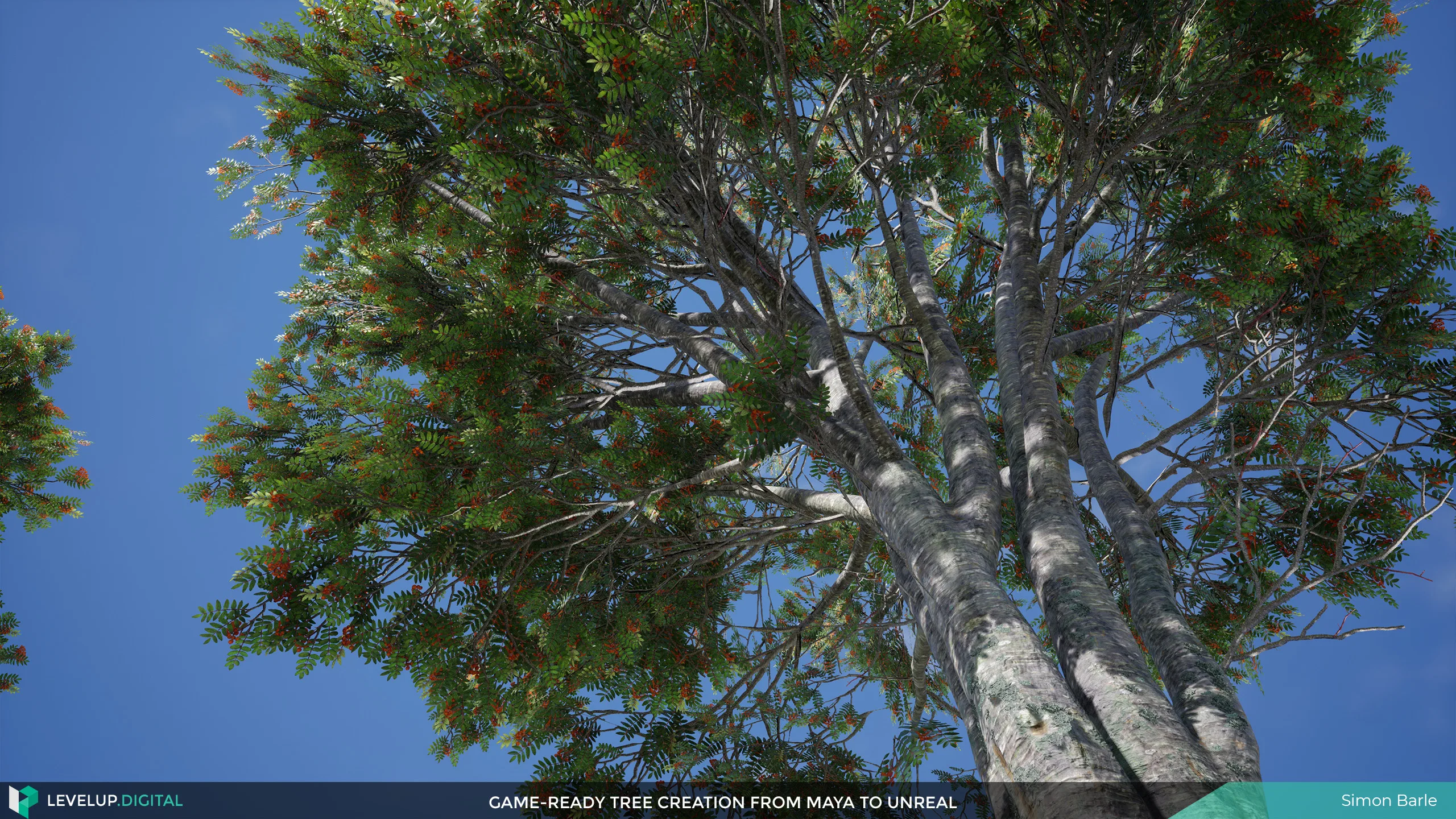 Game-Ready Tree Creation from Maya to Unreal | Simon Barle