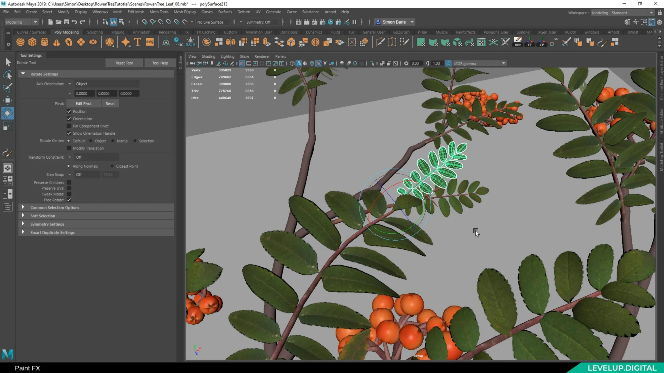 Game-Ready Tree Creation from Maya to Unreal | Simon Barle