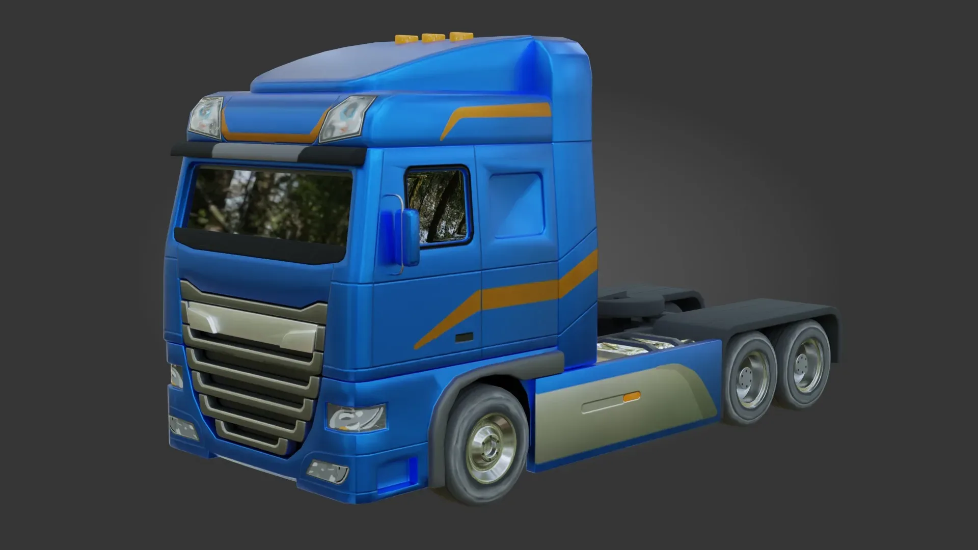 Truck - Low Poly - Game Ready - PBR