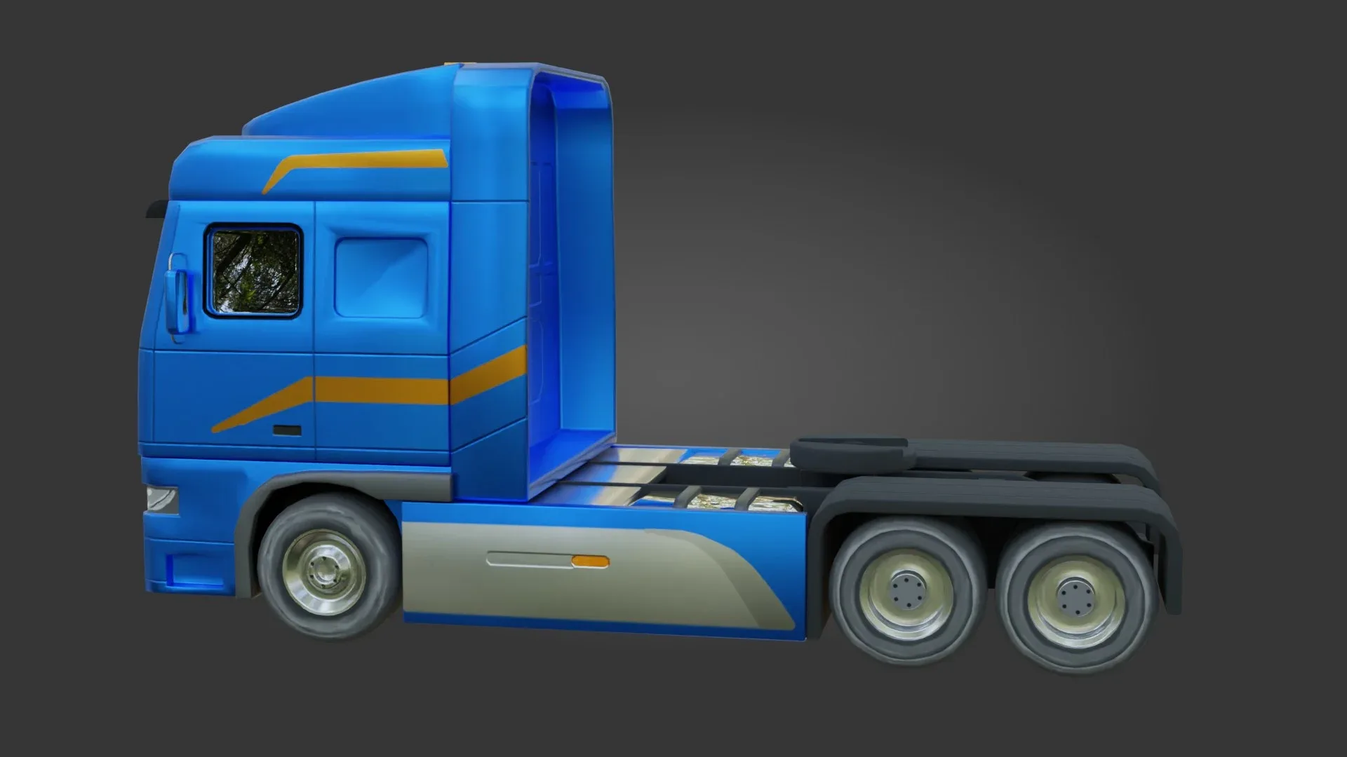 Truck - Low Poly - Game Ready - PBR