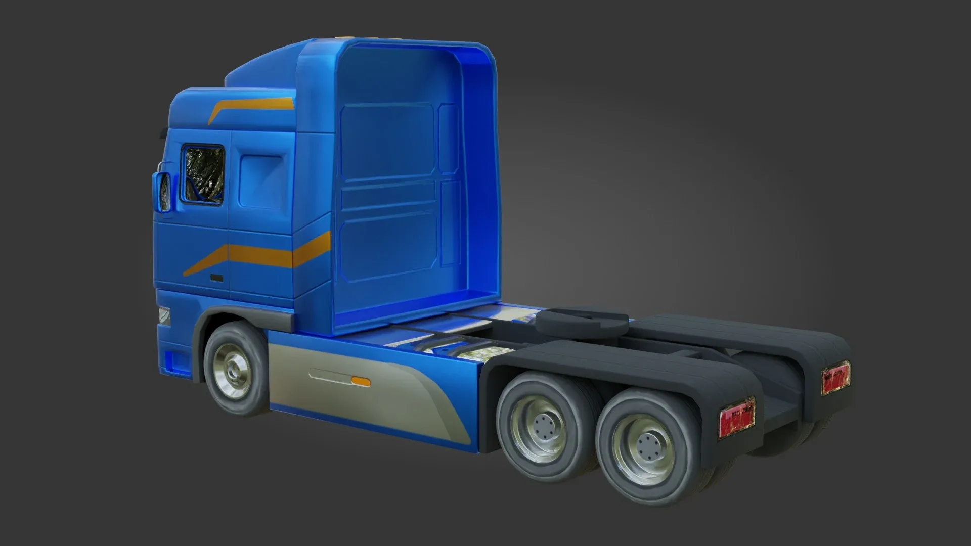 Truck - Low Poly - Game Ready - PBR