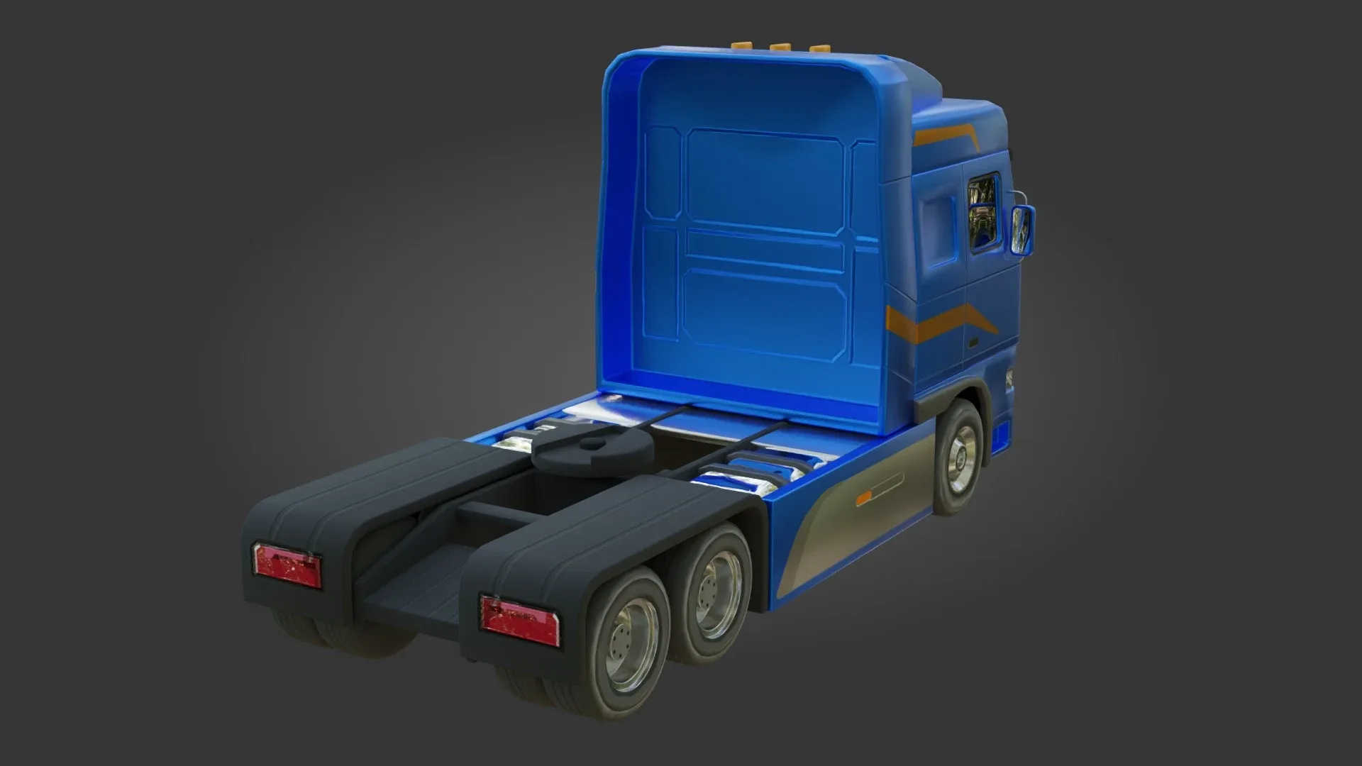 Truck - Low Poly - Game Ready - PBR