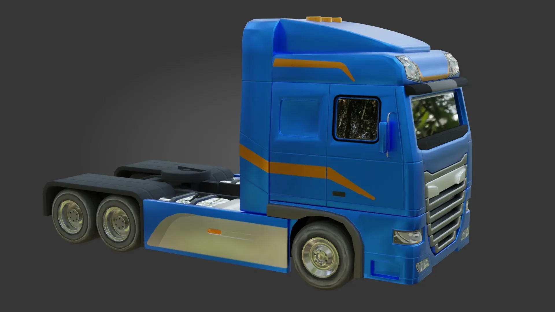 Truck - Low Poly - Game Ready - PBR