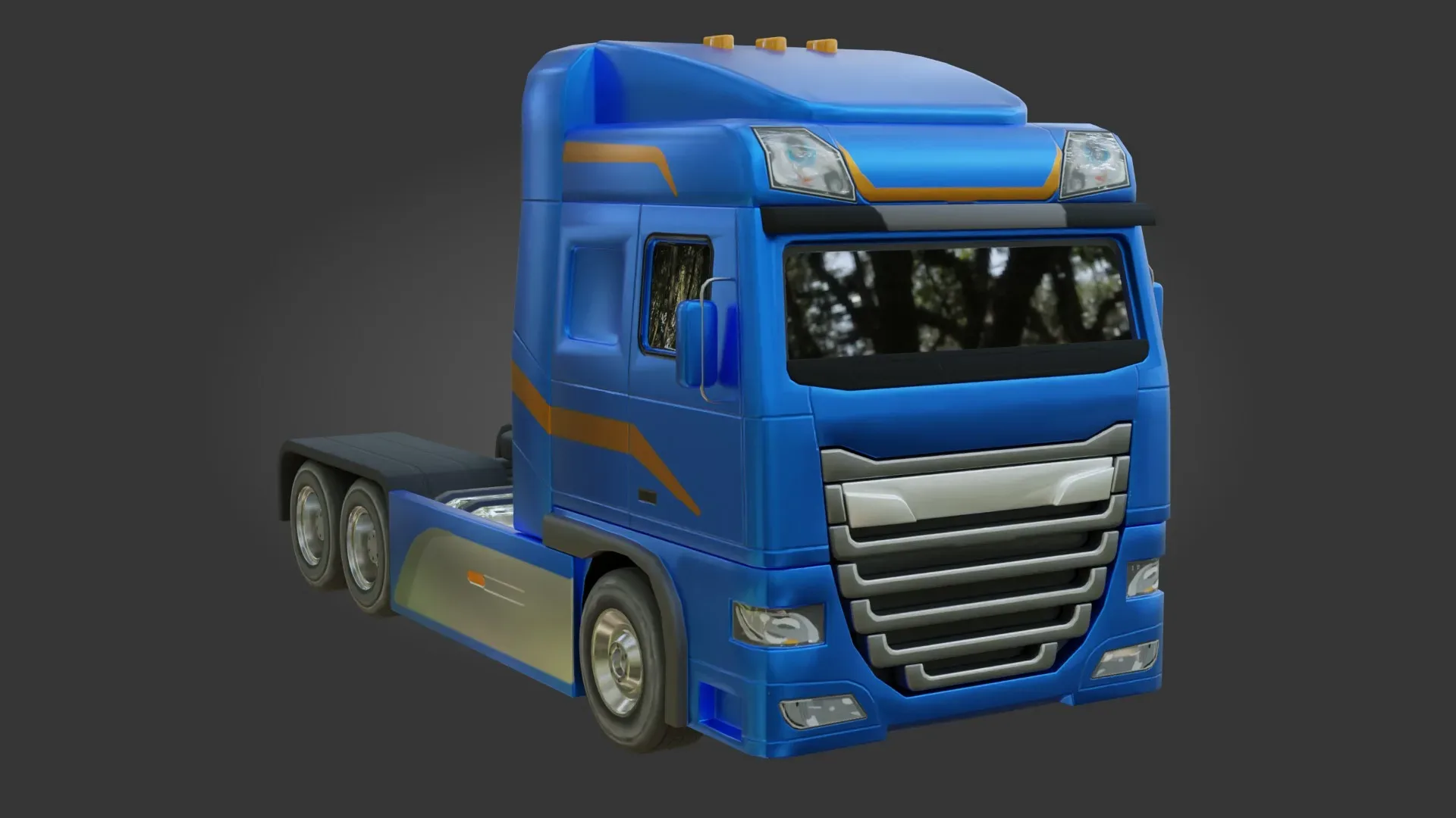 Truck - Low Poly - Game Ready - PBR