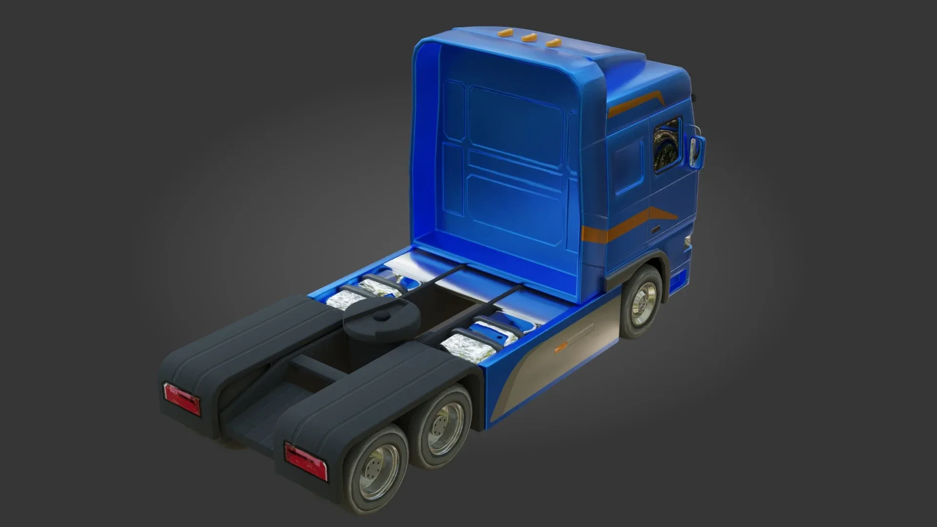 Truck - Low Poly - Game Ready - PBR