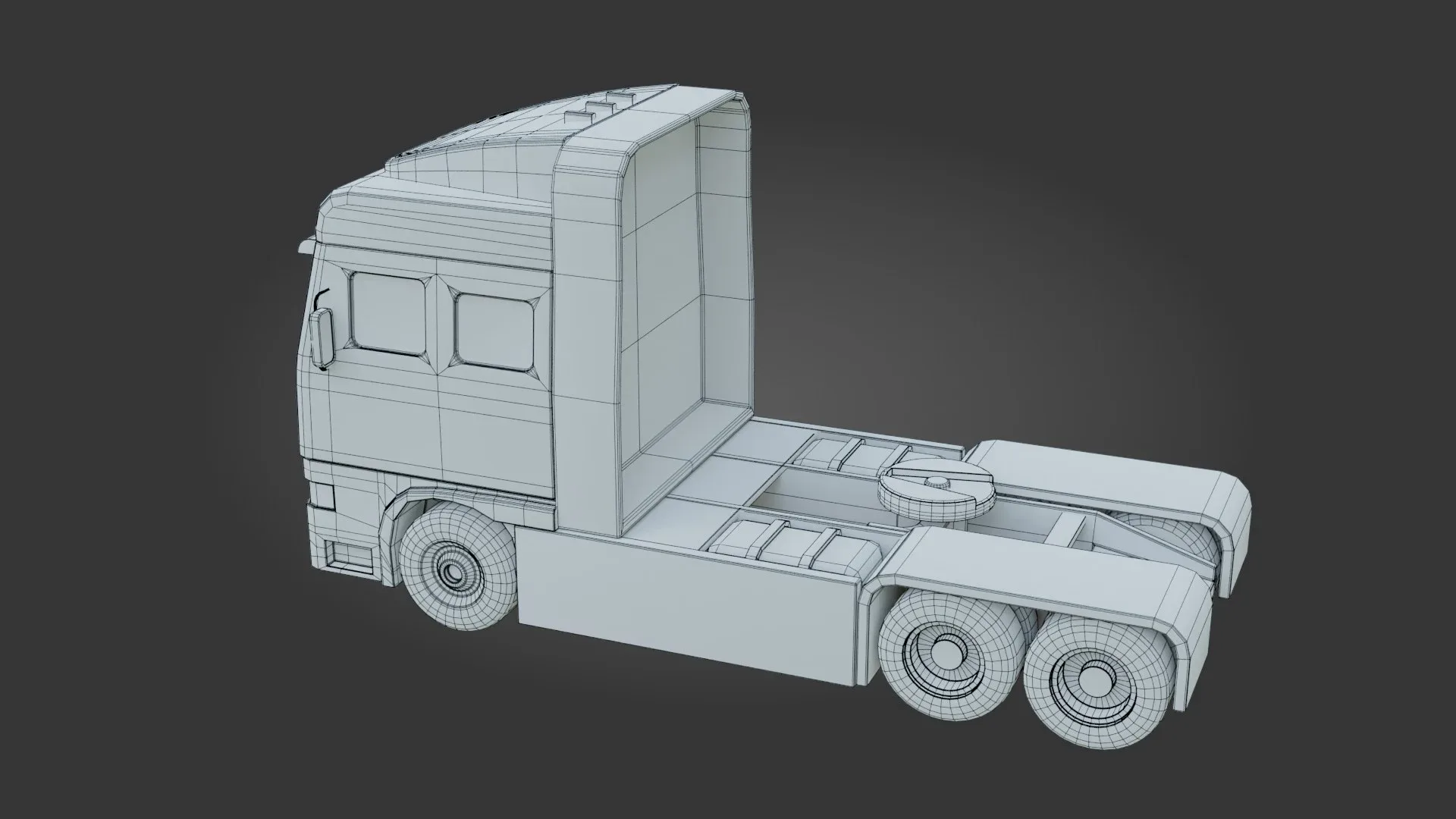 Truck - Low Poly - Game Ready - PBR