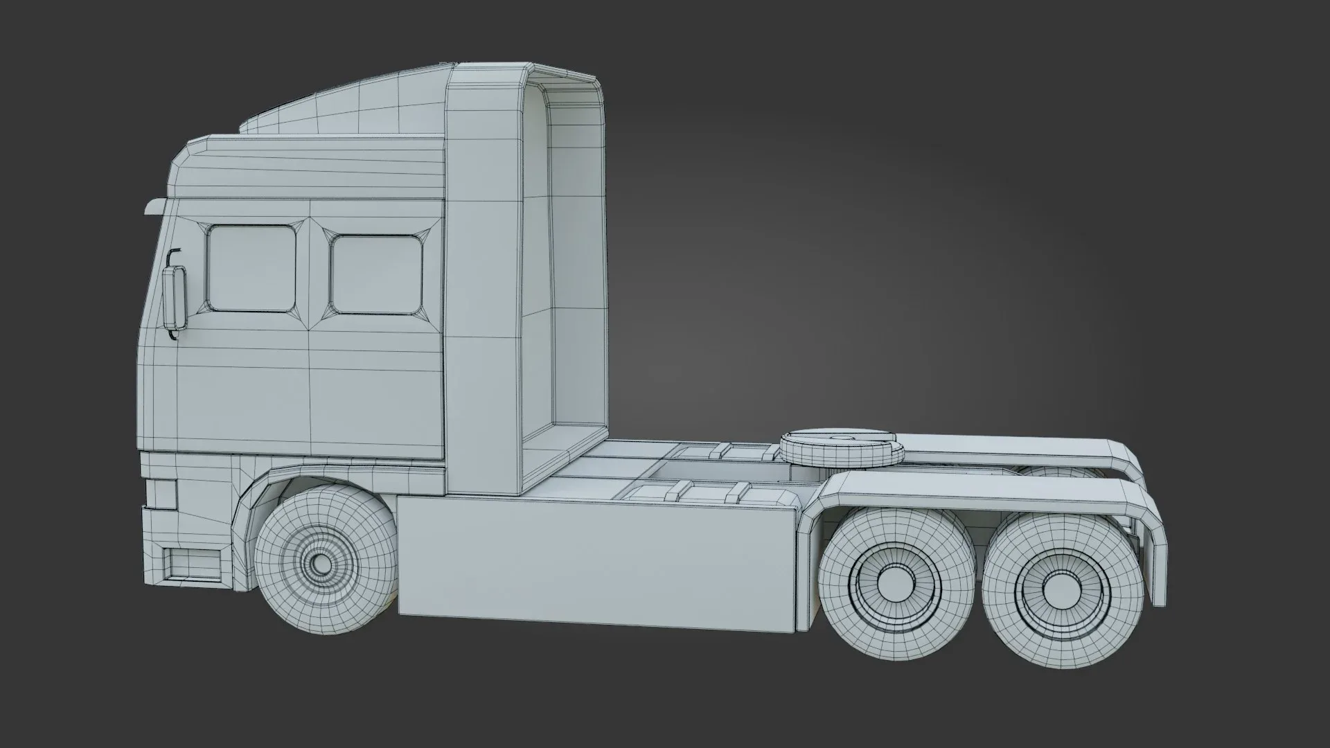 Truck - Low Poly - Game Ready - PBR