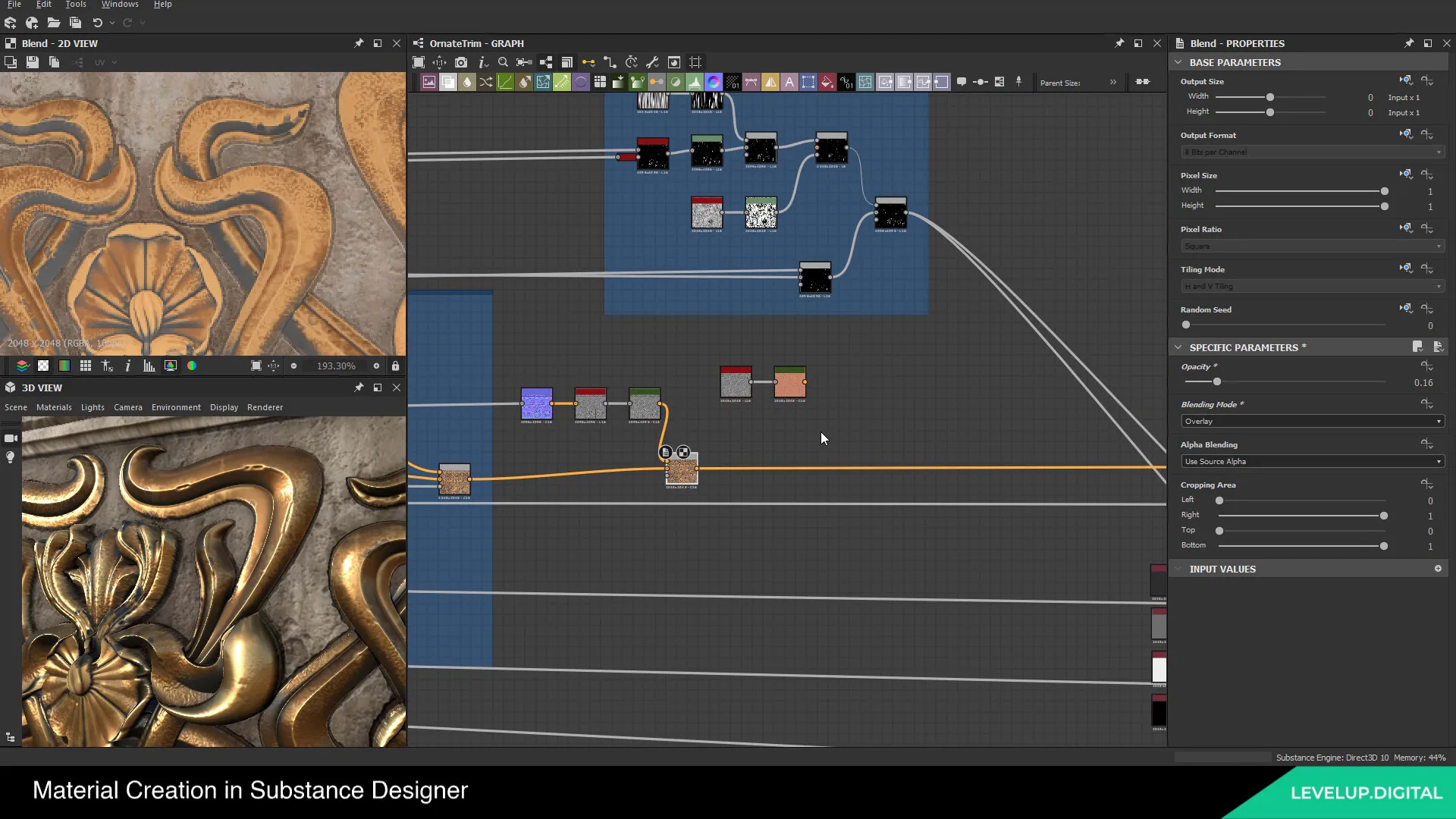 Creating a Fantasy Trim Texture | Phil Liu
