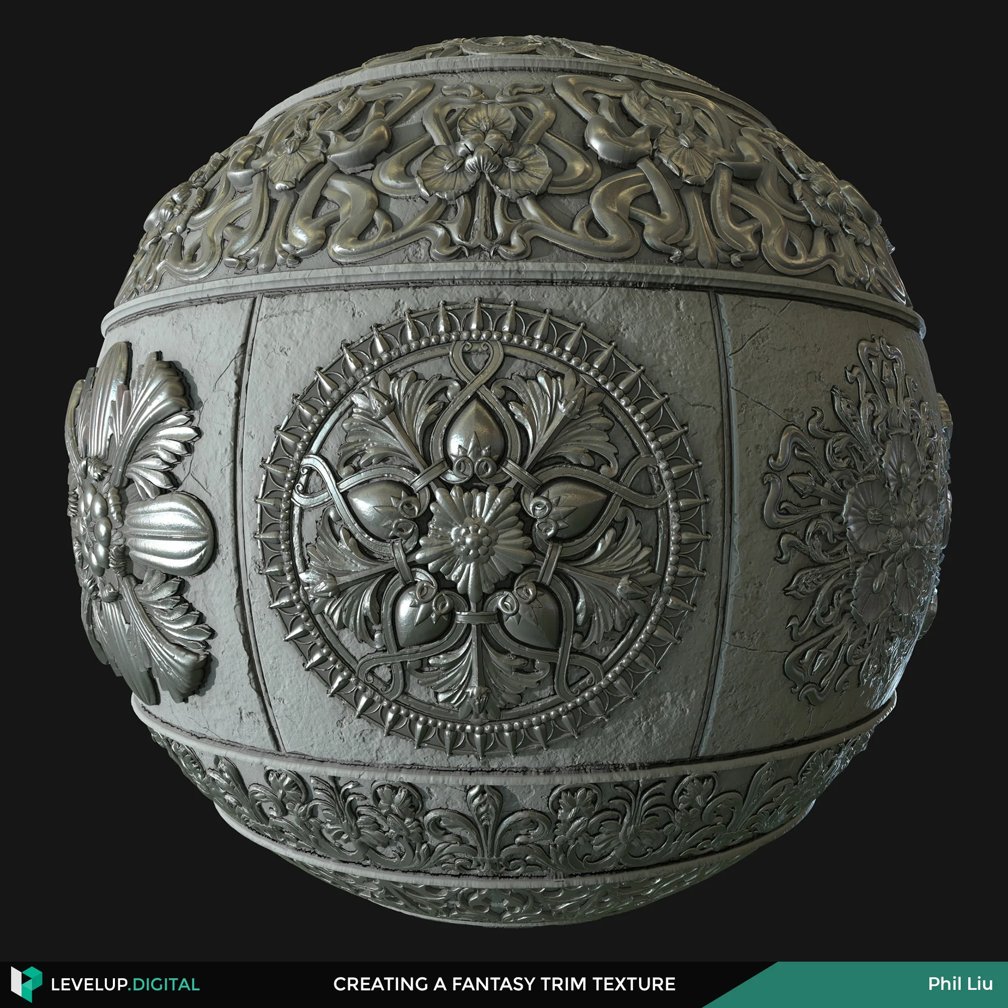 Creating a Fantasy Trim Texture | Phil Liu