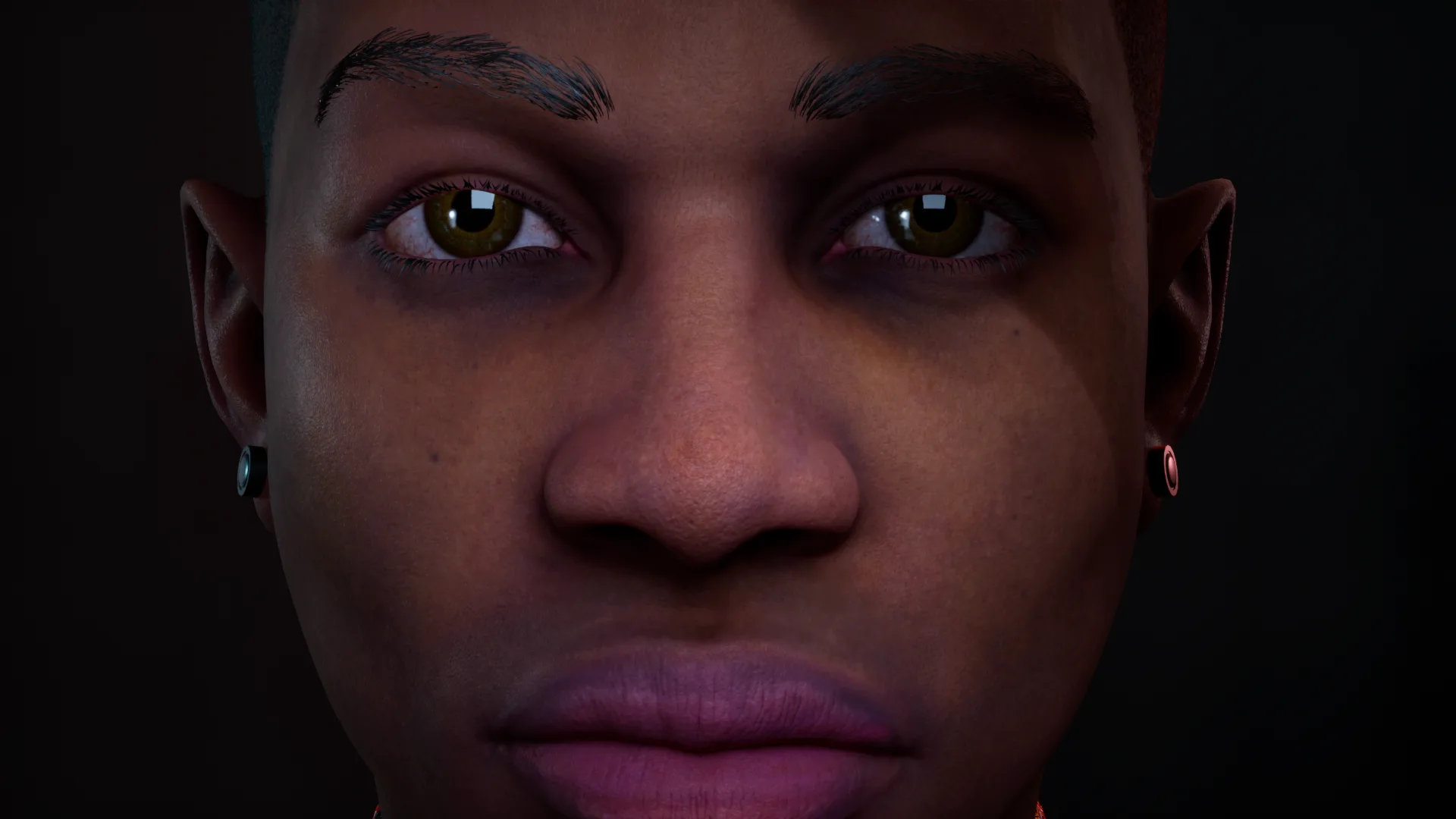 Real-time Black Skin Look Dev - Project Files + Free Skin Shader