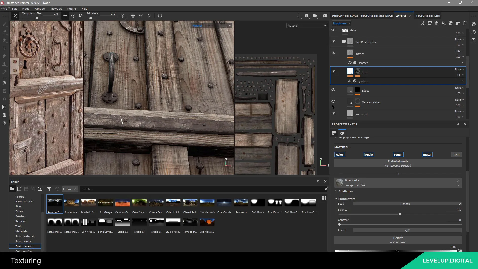 Creating an Aged Wood Texture in Substance Designer | Derk Elshof