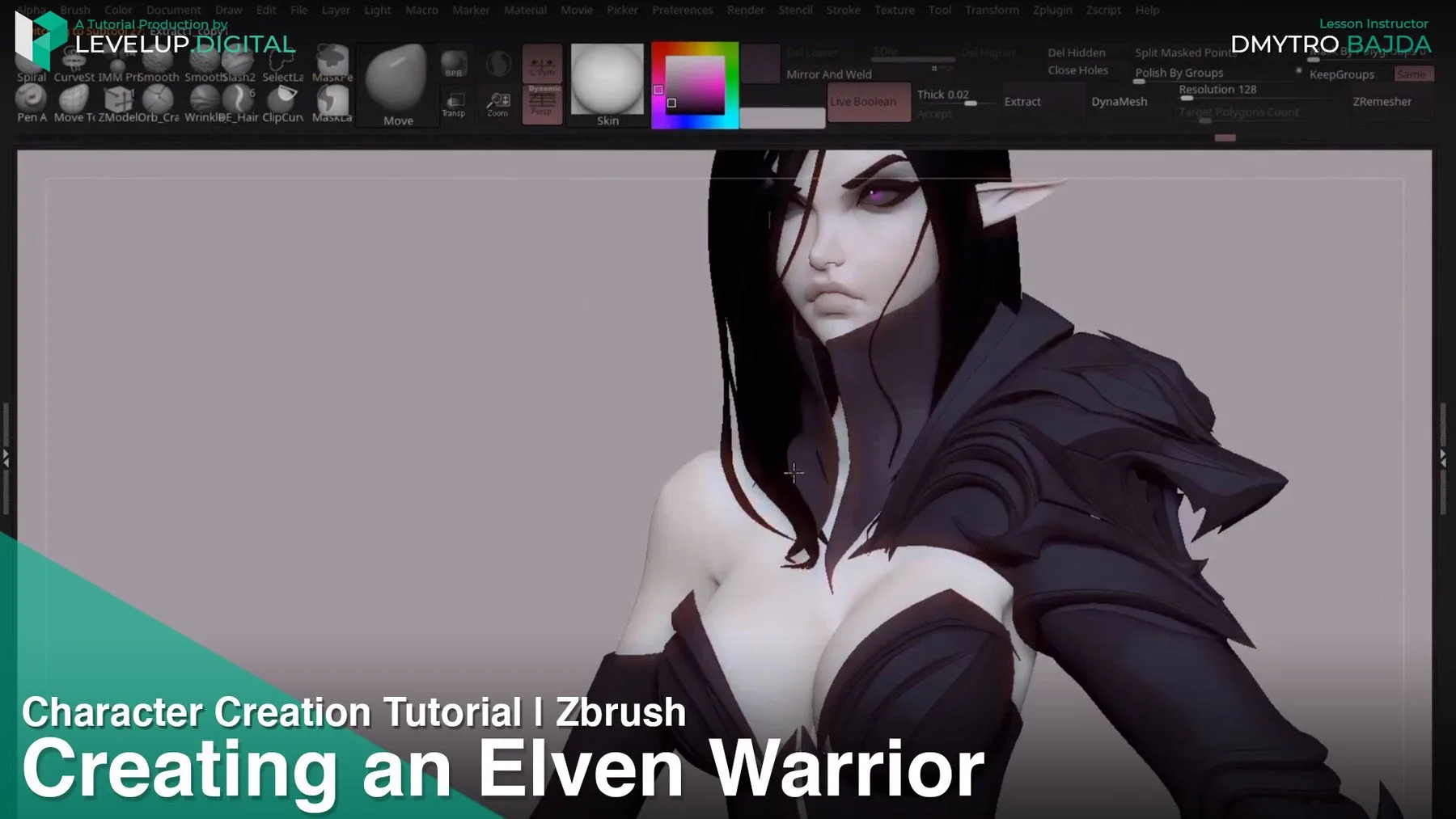 Creating an Elven Warrior | Dmytro Bajda