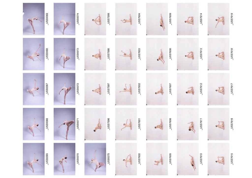 1010+ Female Ballet Reference Images - Draped