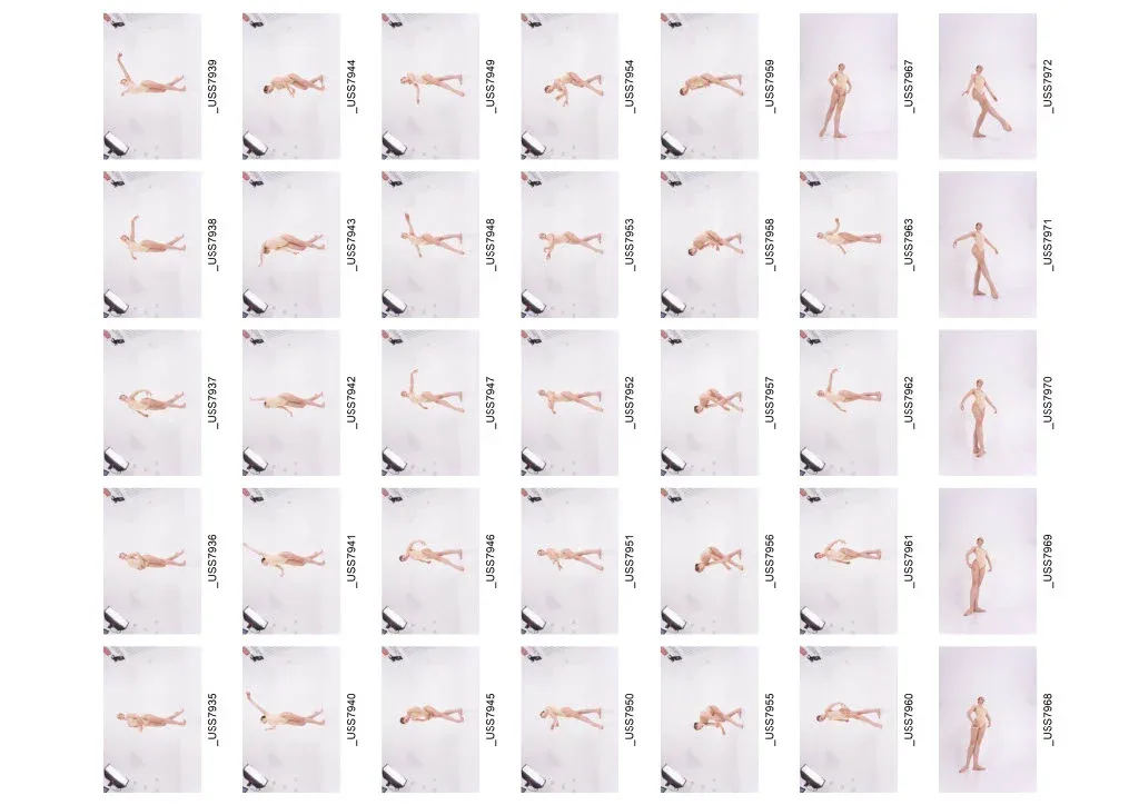 1010+ Female Ballet Reference Images - Draped