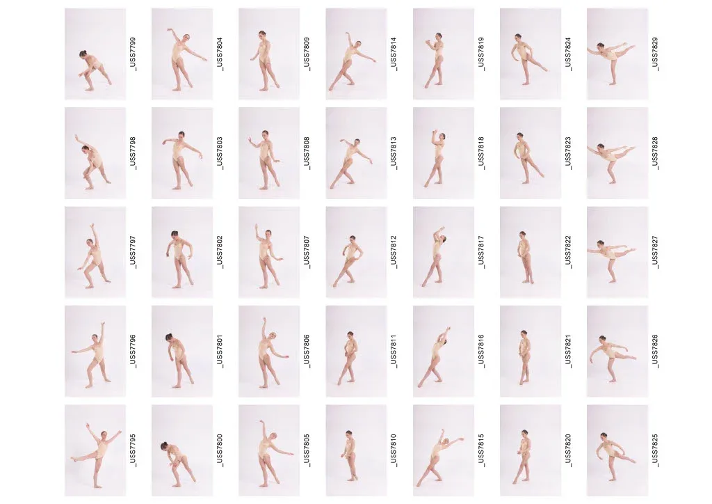 1010+ Female Ballet Reference Images - Draped