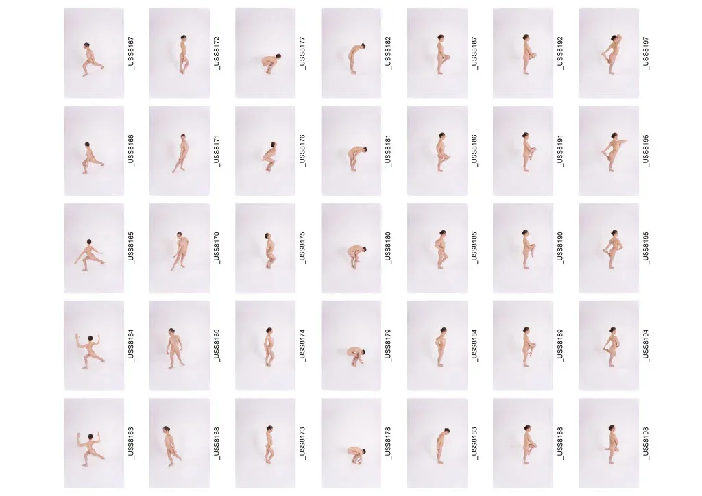 820+ Female Ballet Reference Images - Nude