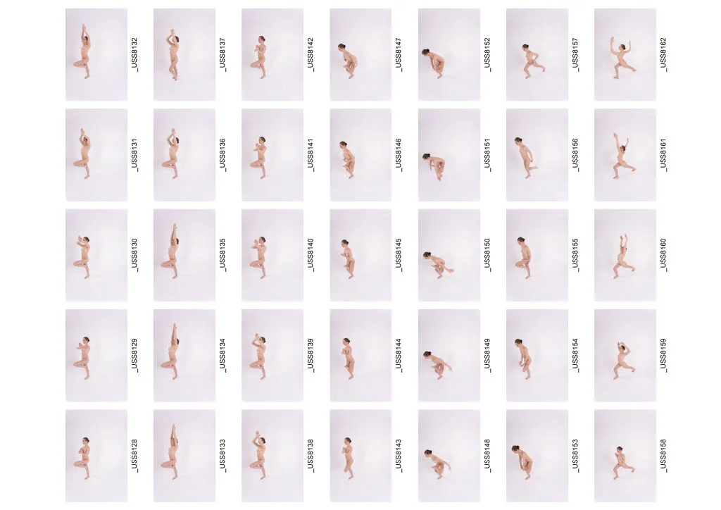 820+ Female Ballet Reference Images - Nude