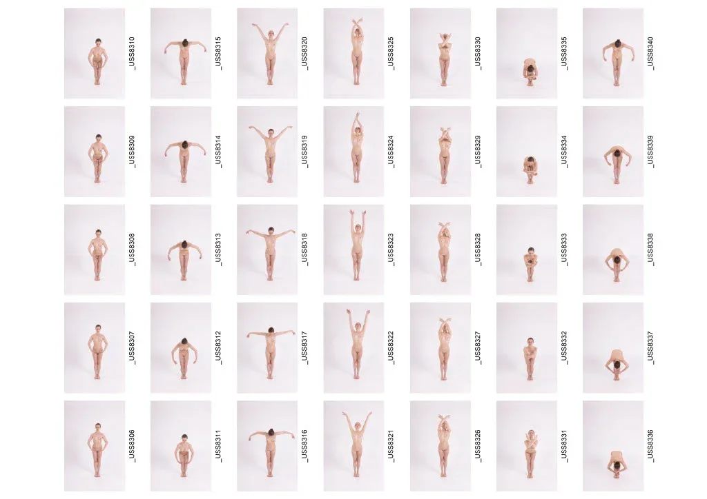 820+ Female Ballet Reference Images - Nude