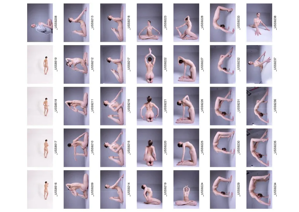820+ Female Ballet Reference Images - Nude