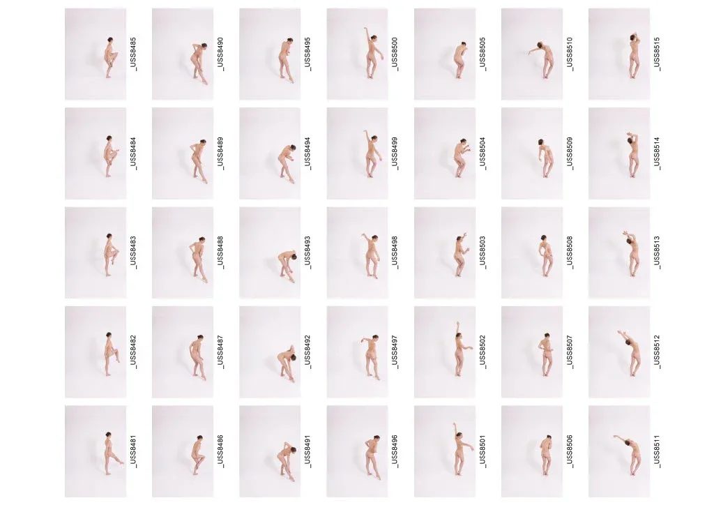 820+ Female Ballet Reference Images - Nude