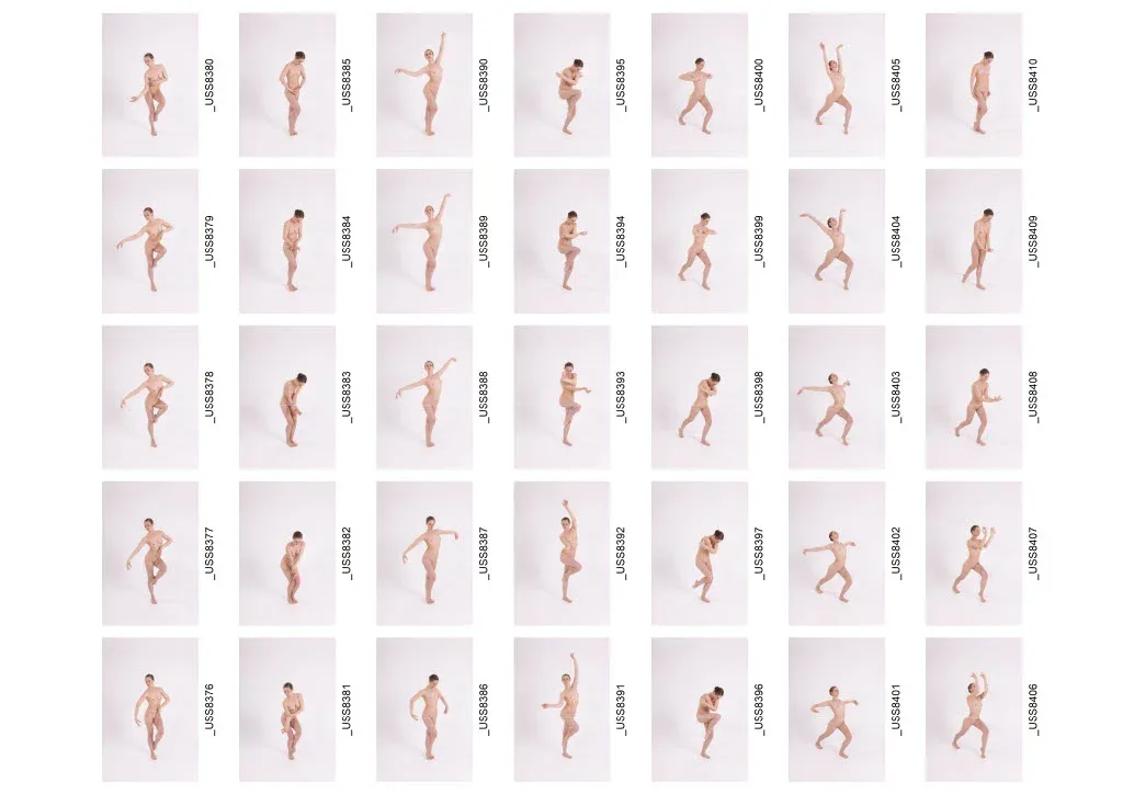 820+ Female Ballet Reference Images - Nude