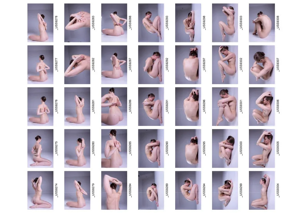 820+ Female Ballet Reference Images - Nude