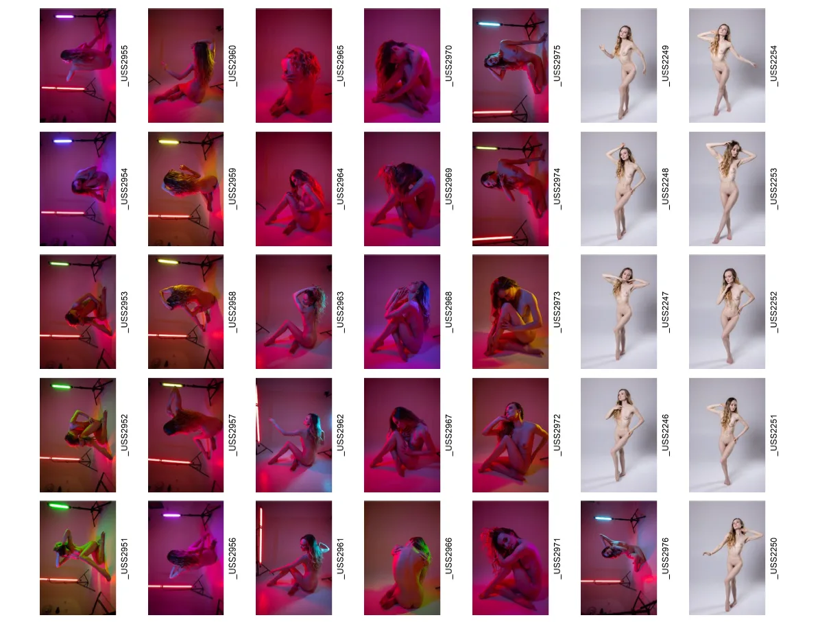 690 Female Gesture Reference Images